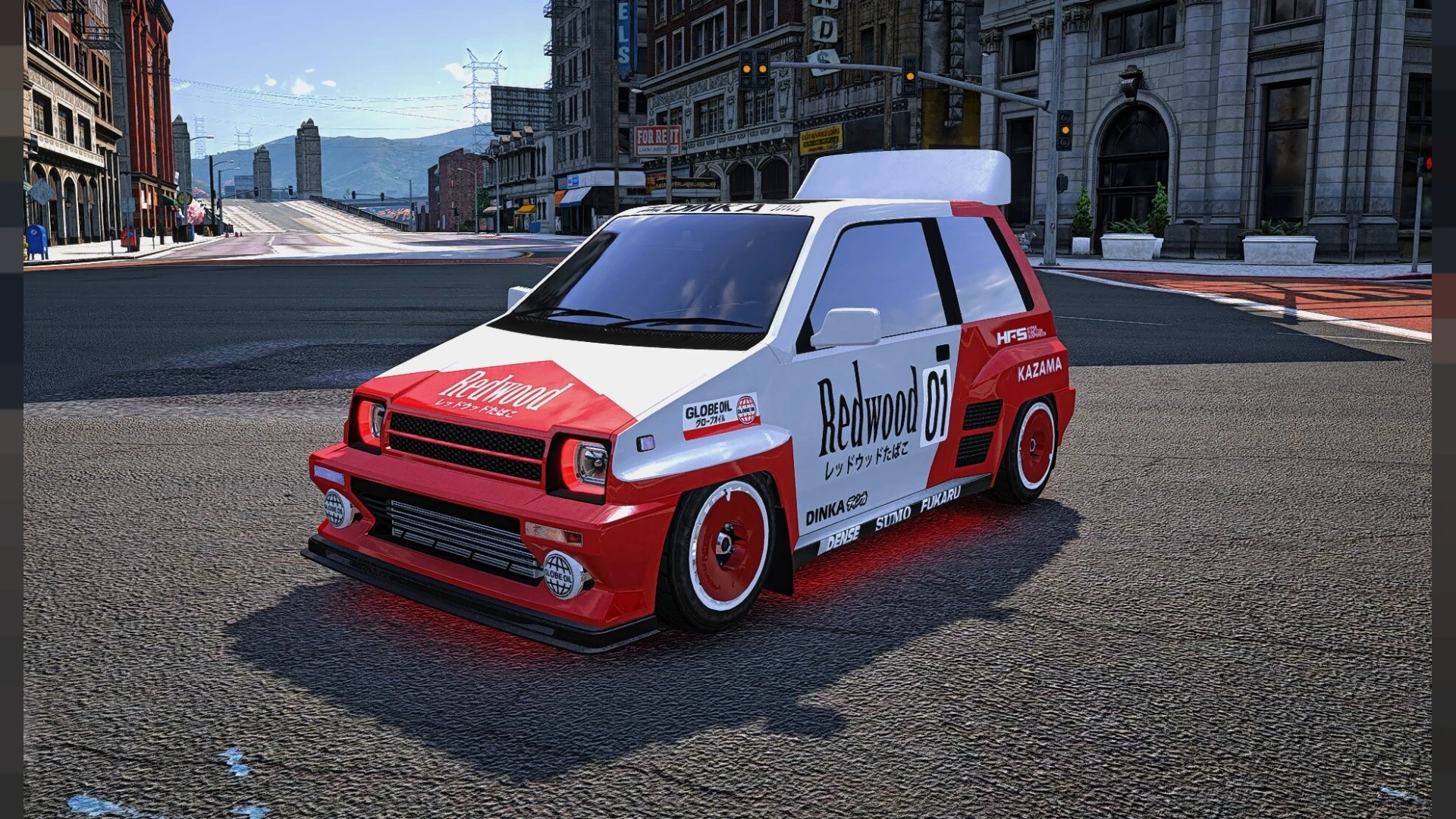 Dinka Urban Reworked lore-friendly hatch tuned on a FiveM street