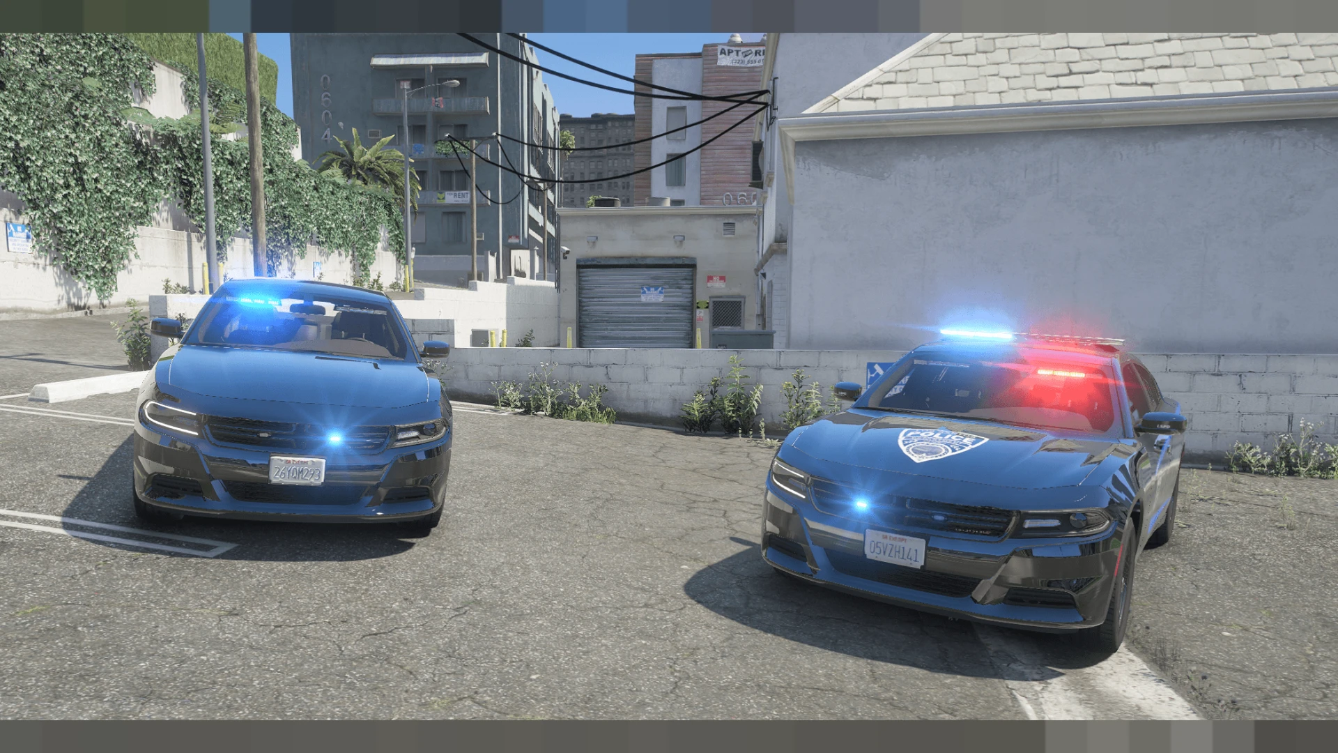 Dodge Charger LSPD marked police cruiser for FiveM
