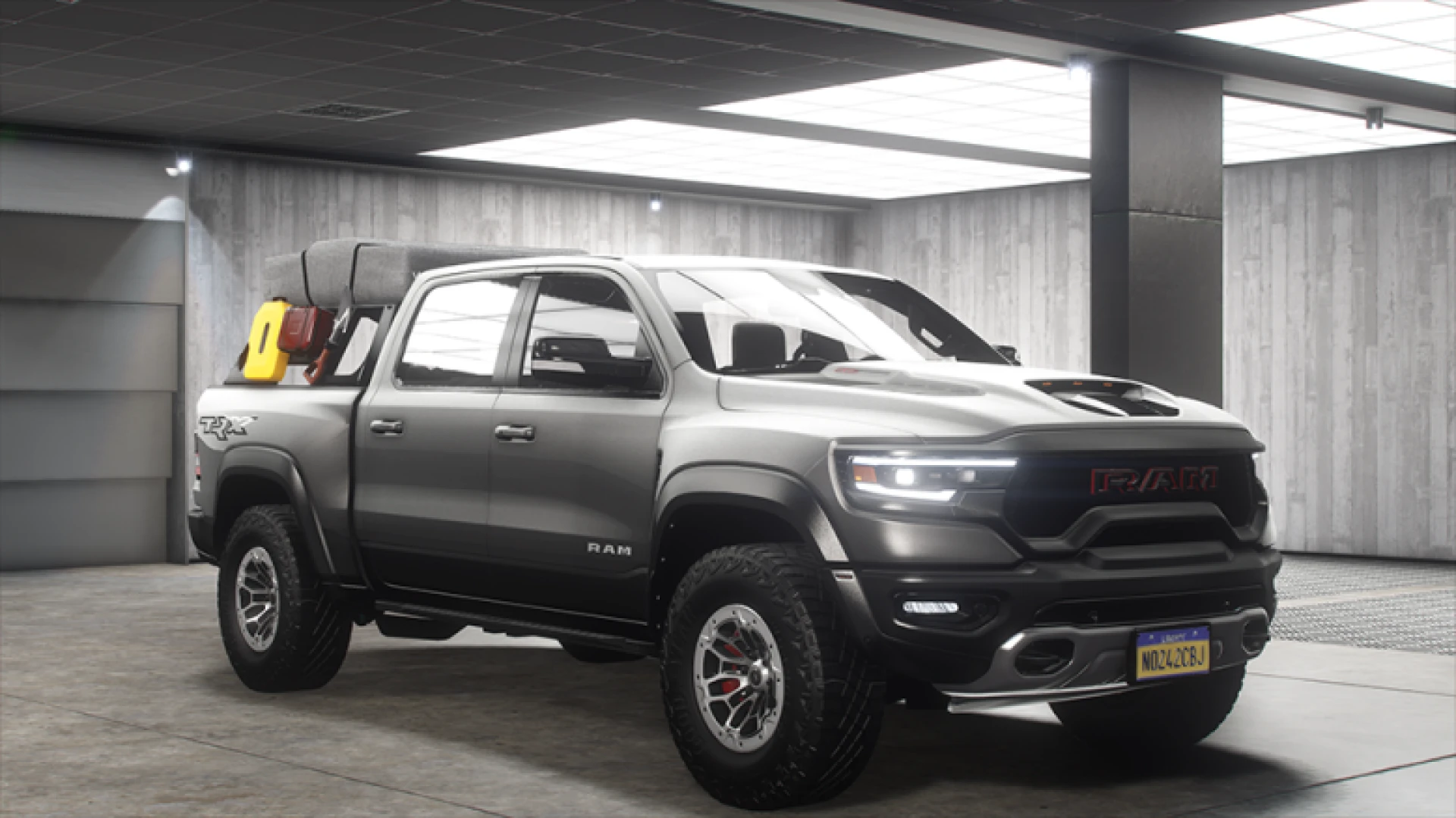 2021 Dodge RAM TRX performance pickup truck in a FiveM server