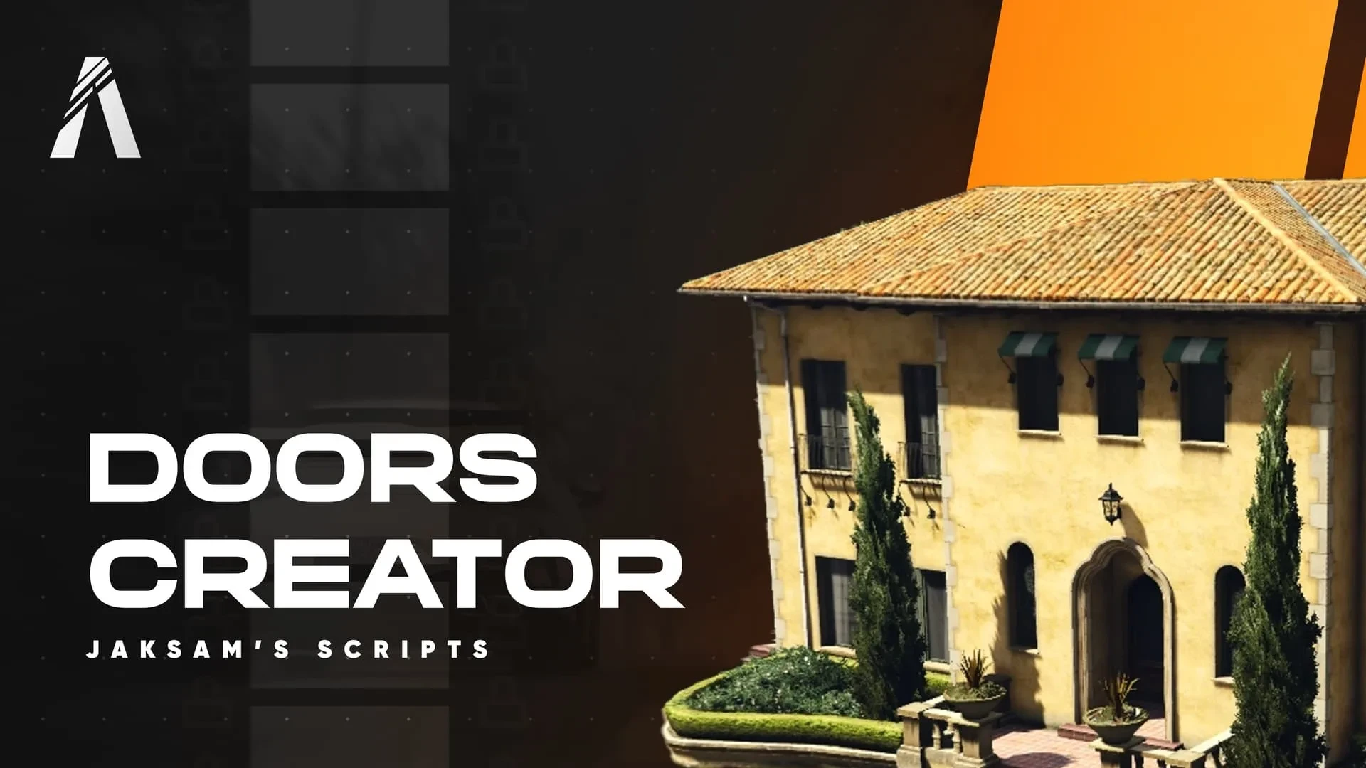 Doors Creator FiveM script — setting up a lockable door in-game