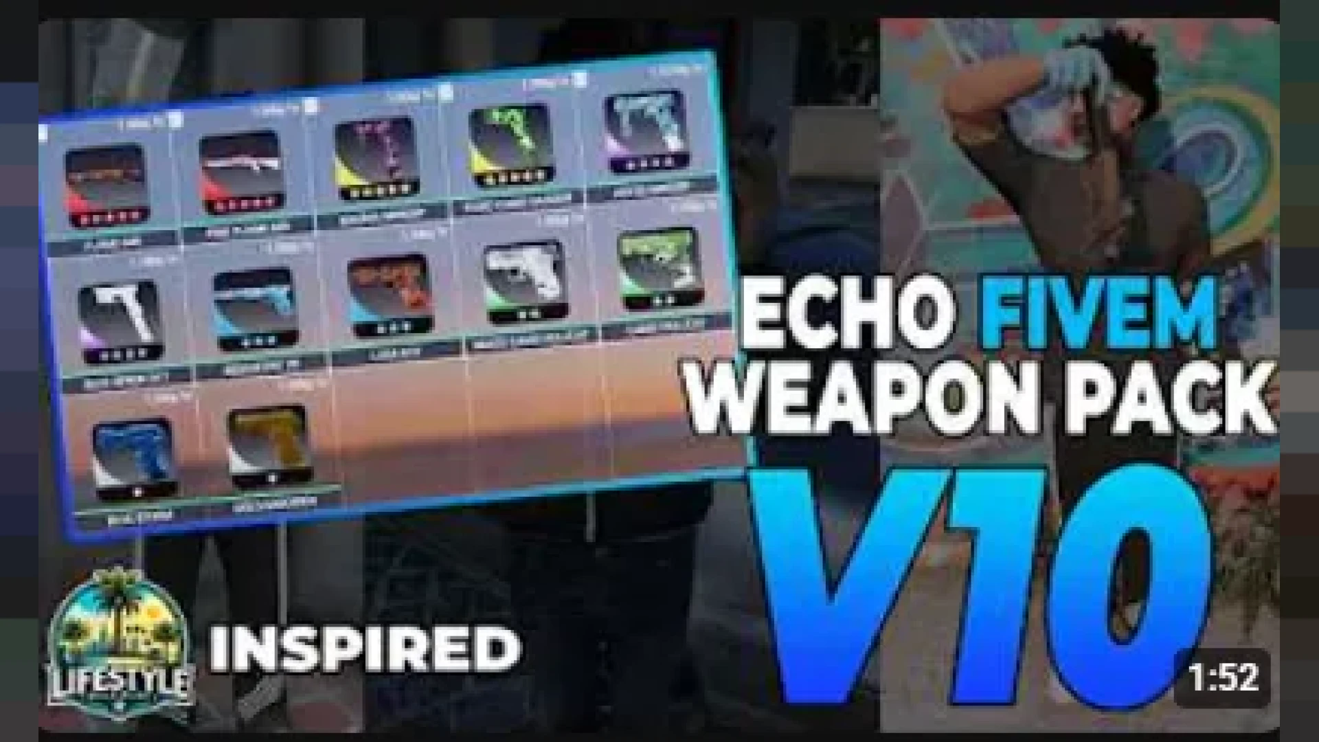 Echo weapon pack V10 custom firearm collection for FiveM