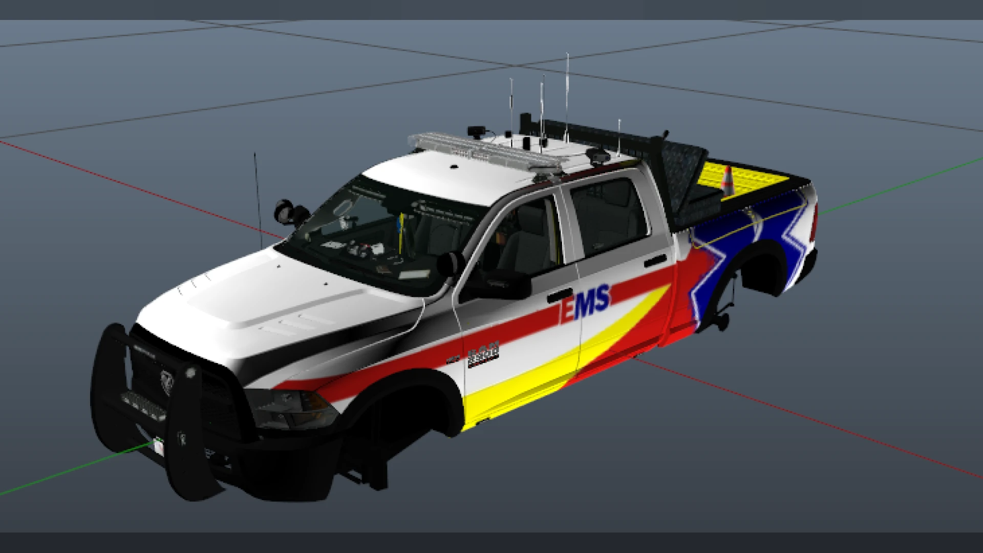 EMS vehicle pack ambulances and fire units for FiveM — view 2