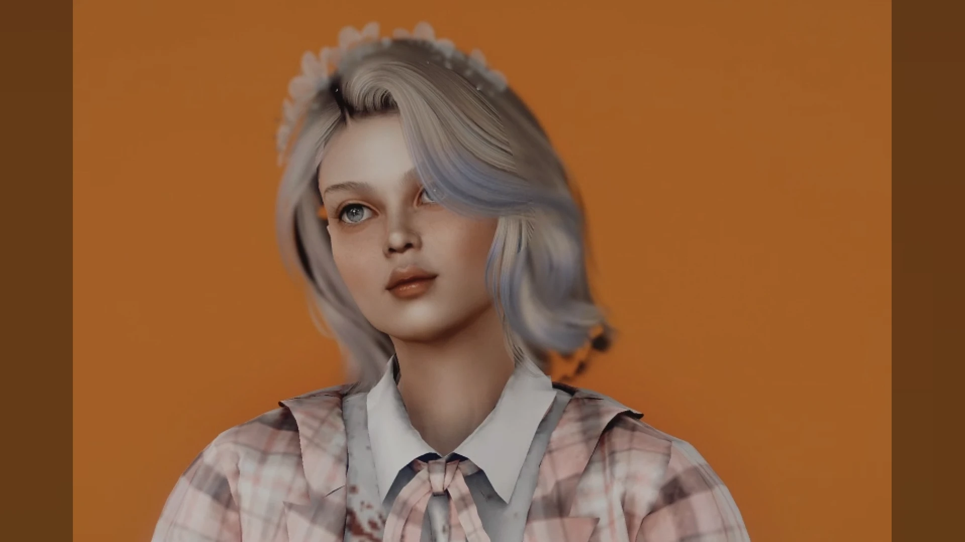 Enid teen ped young female character standing in a FiveM street