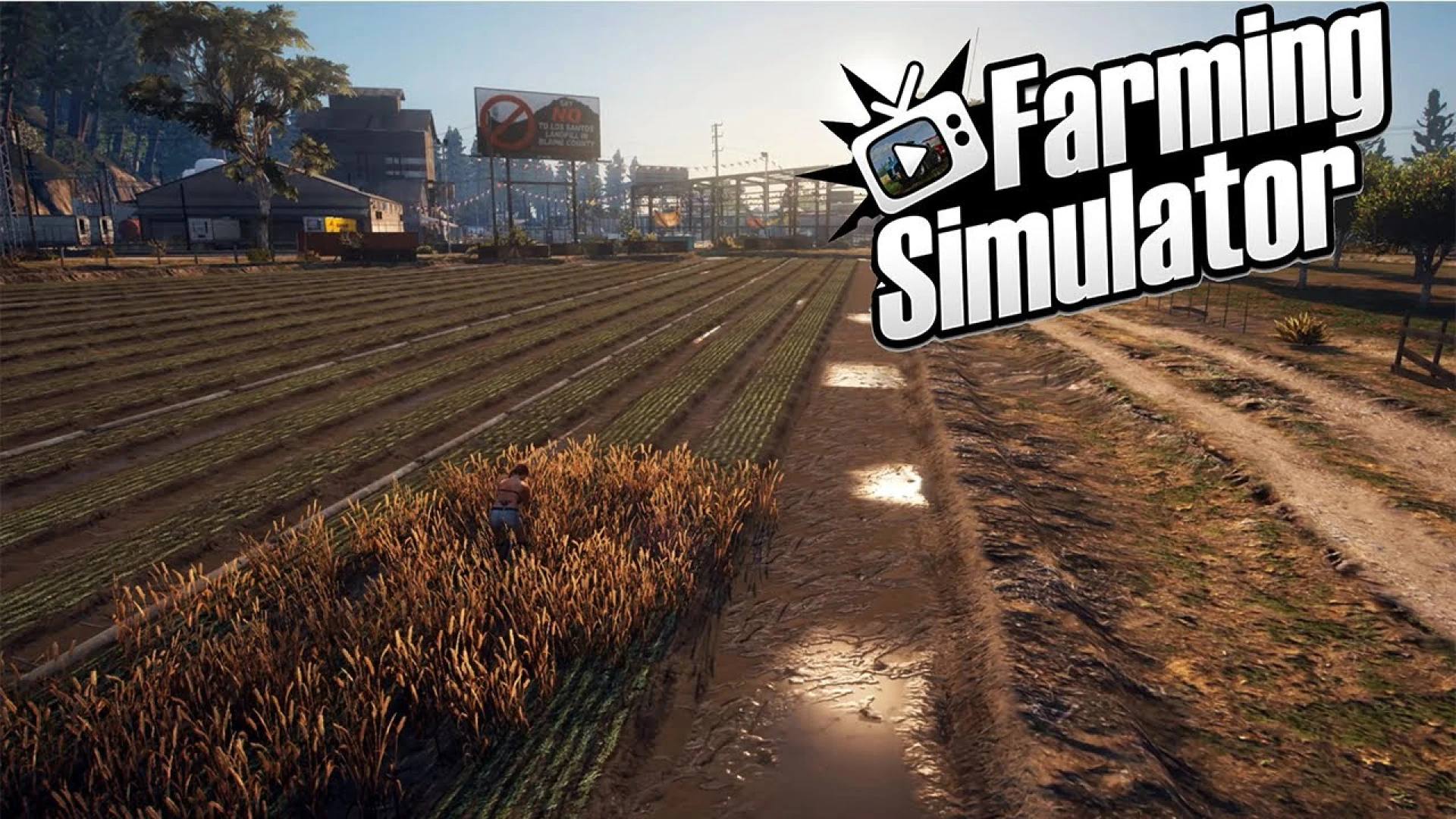 Farming Job FiveM script — harvesting crops in a field