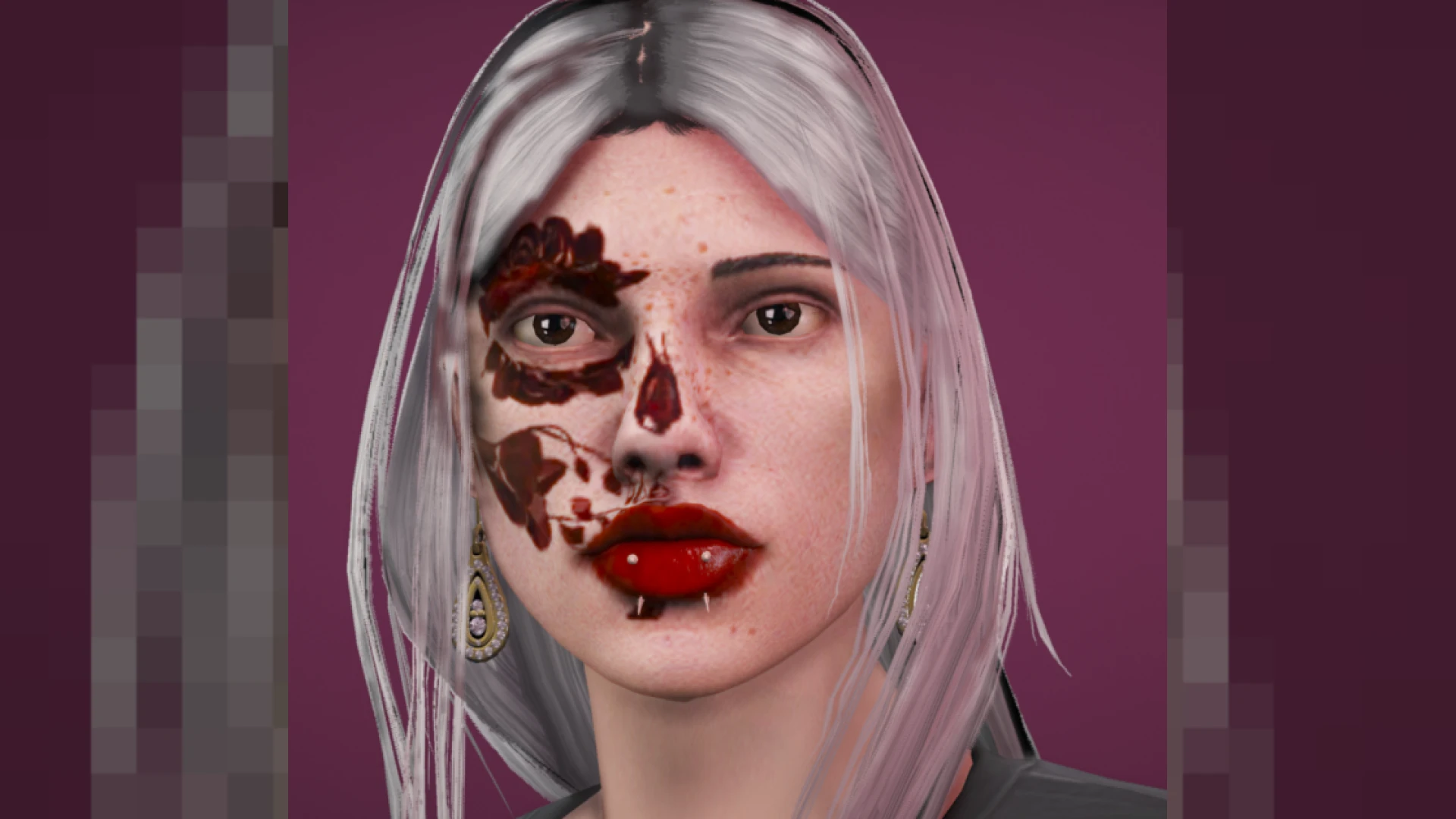 Female Makeup overlay on MP female ped in FiveM