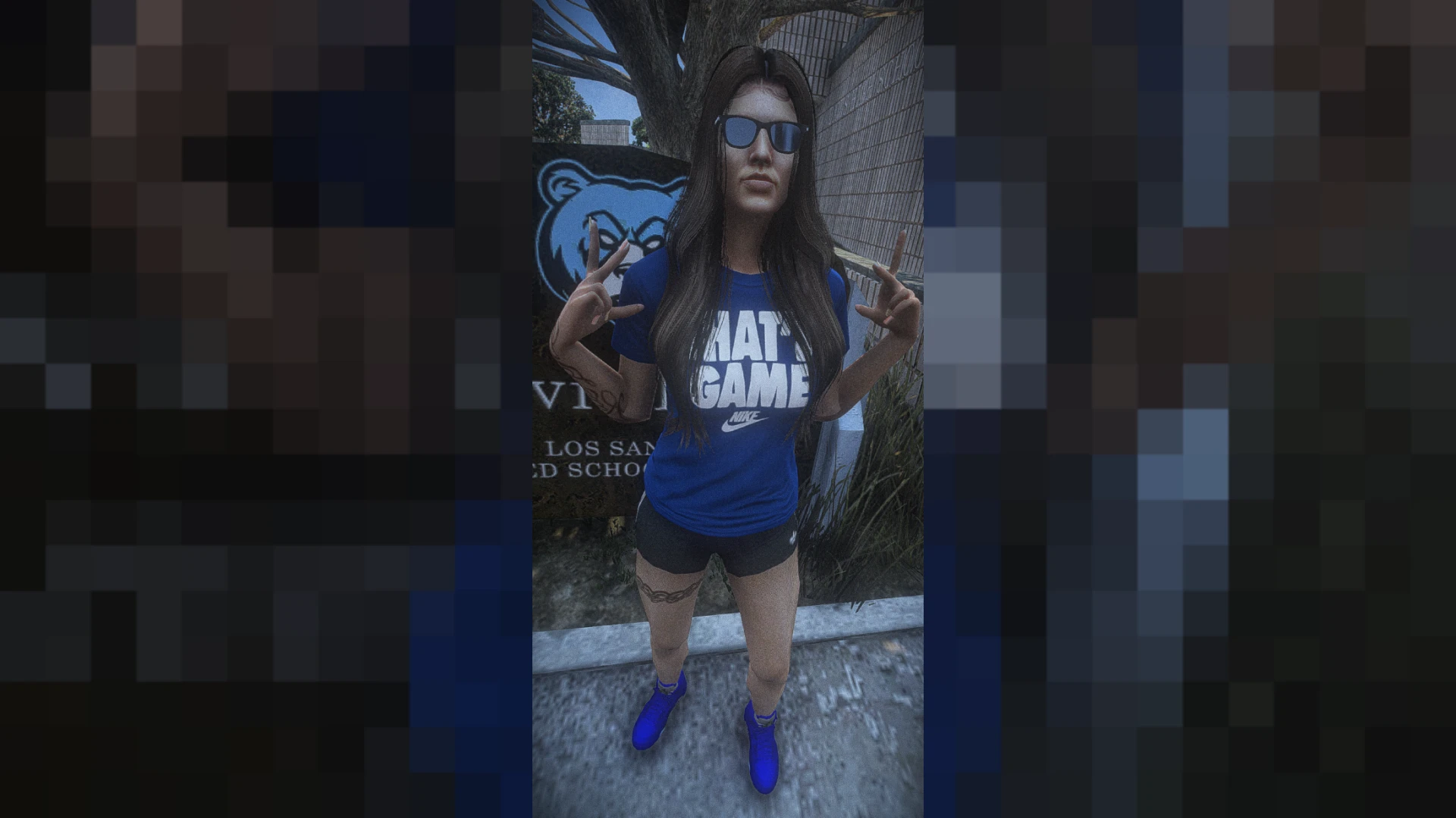 Female t-shirt on MP female FiveM character