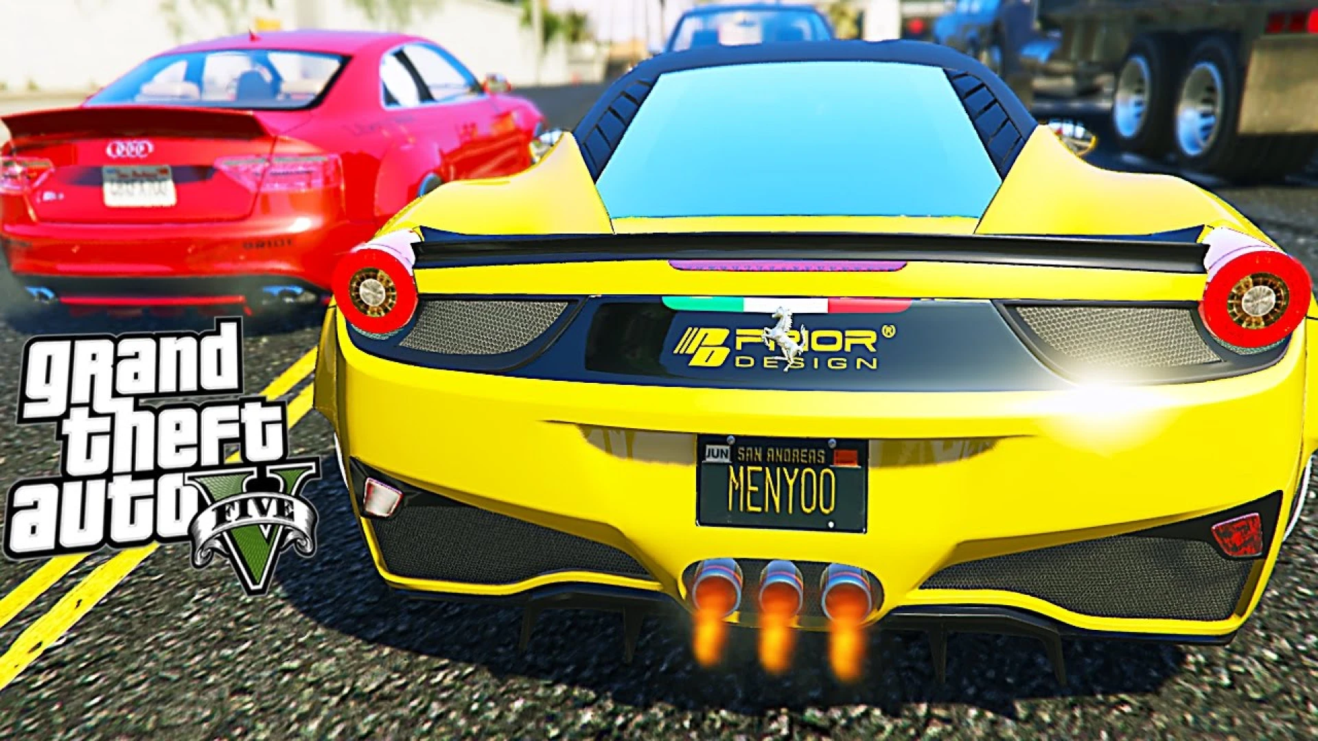 Ferrari 458 Widebody Prior Design FiveM add-on supercar — view 2