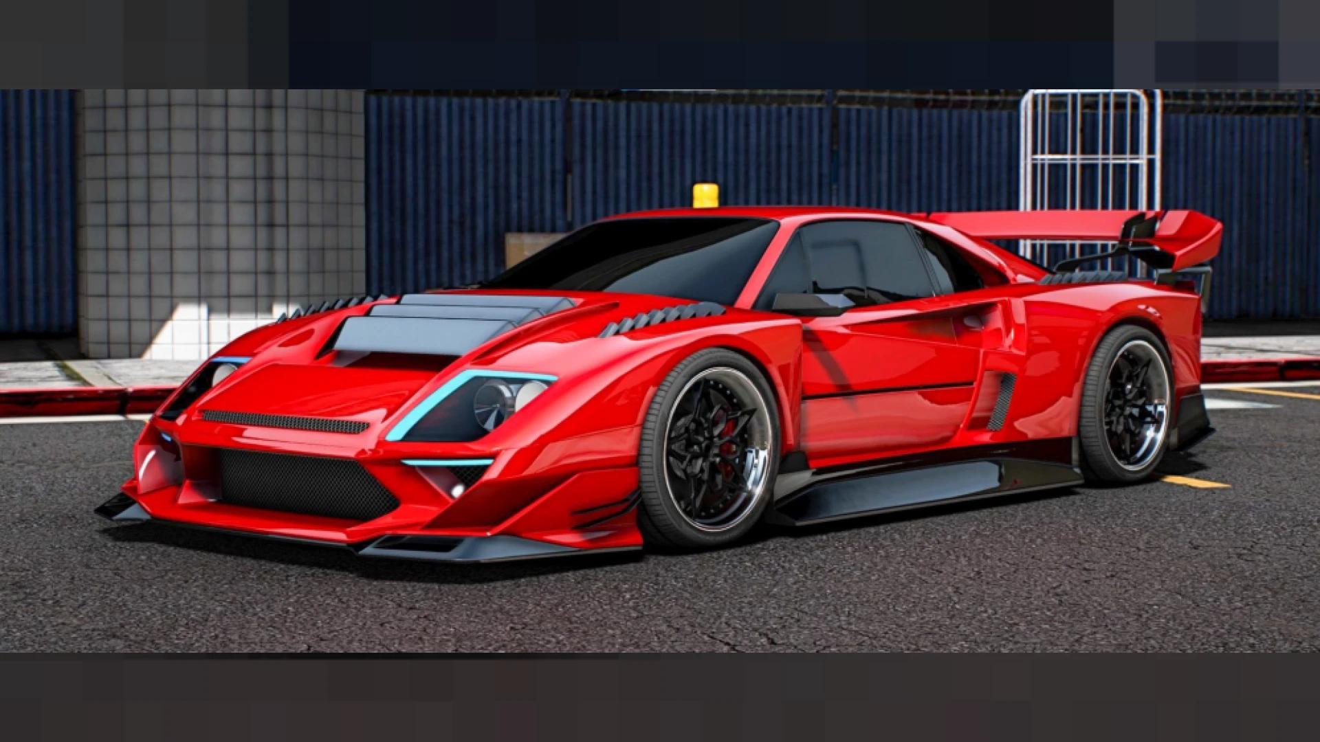 Ferrari F40 Hycade custom supercar for FiveM