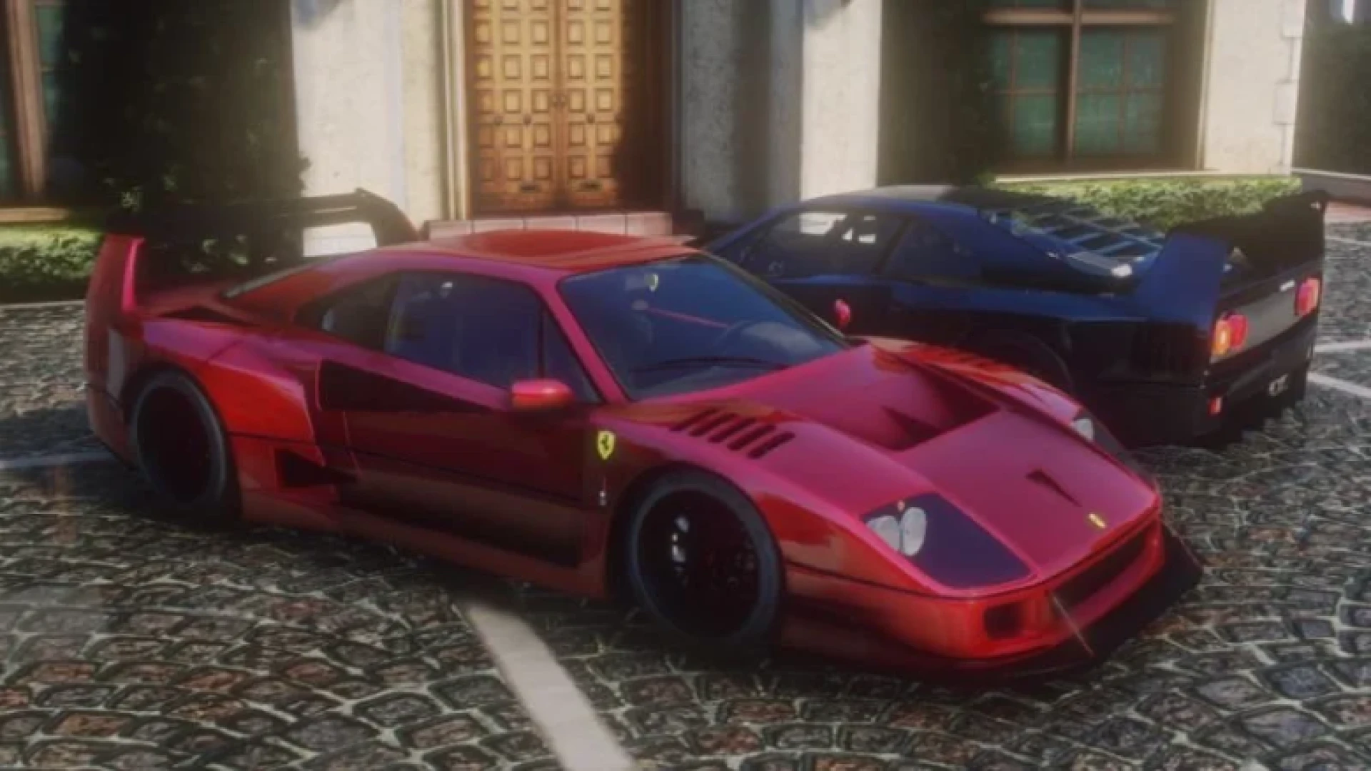 Ferrari F40 Liberty Walk FiveM widebody supercar with flared fenders