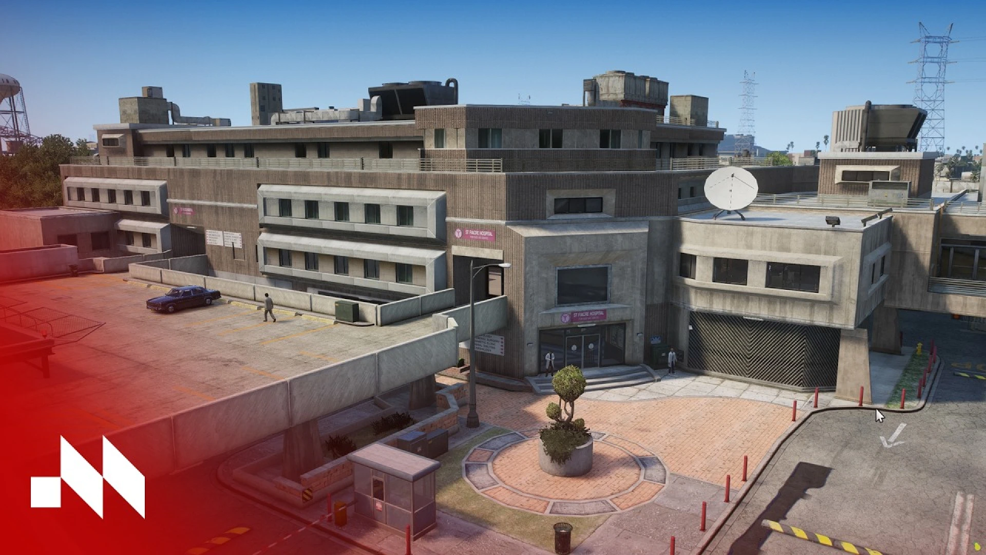 Fiacre Hospital MLO emergency and ward interior for FiveM