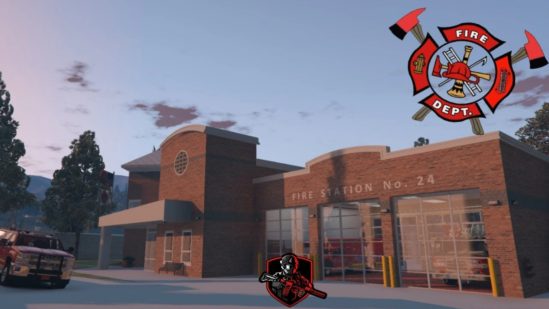 Fire Department MLO fire station interior for FiveM
