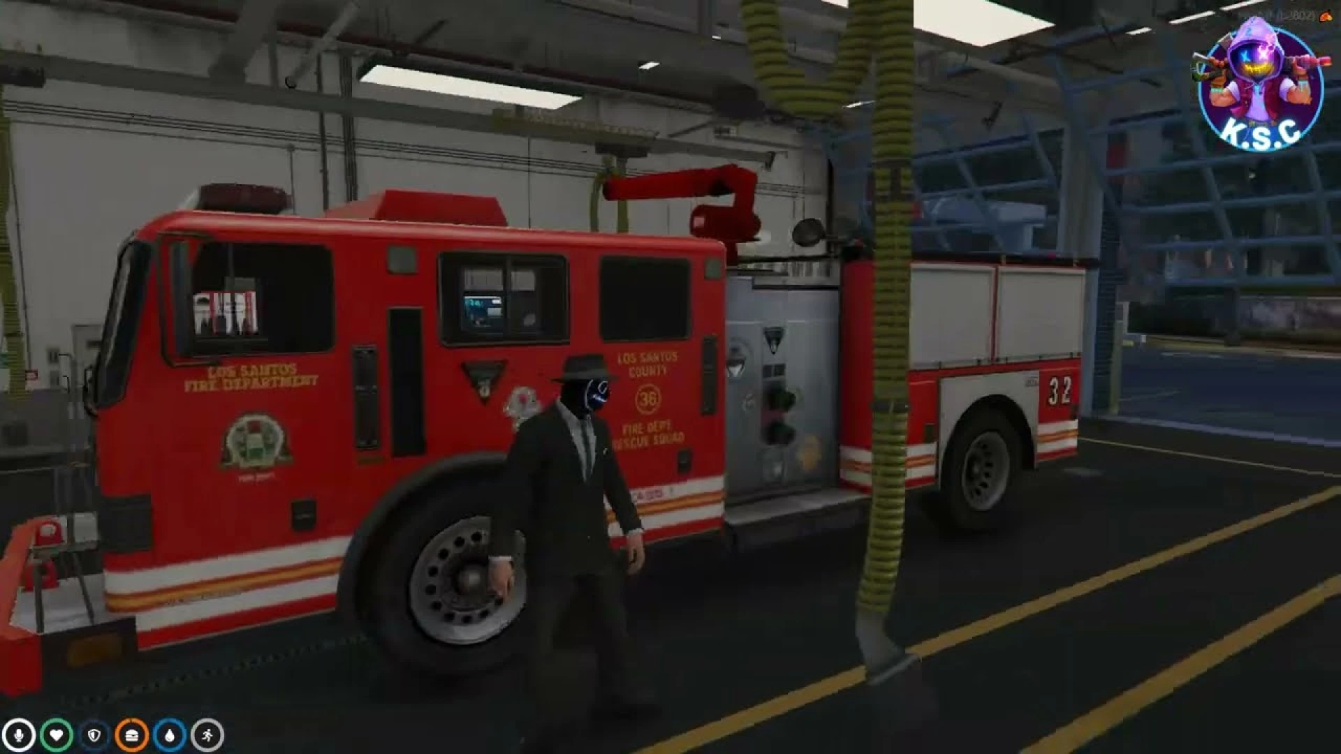 Fire Station MLO firehouse interior for FiveM