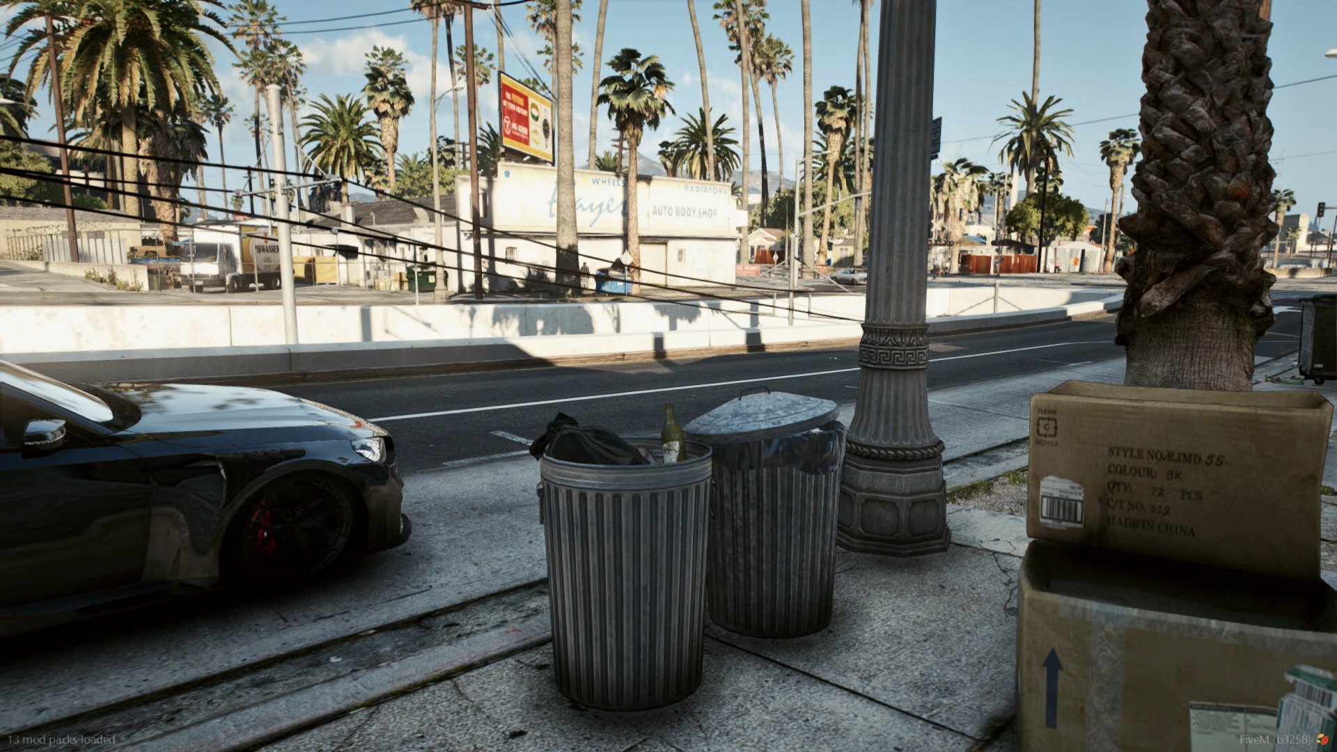 3D props pack of custom objects arranged in a detailed FiveM interior scene