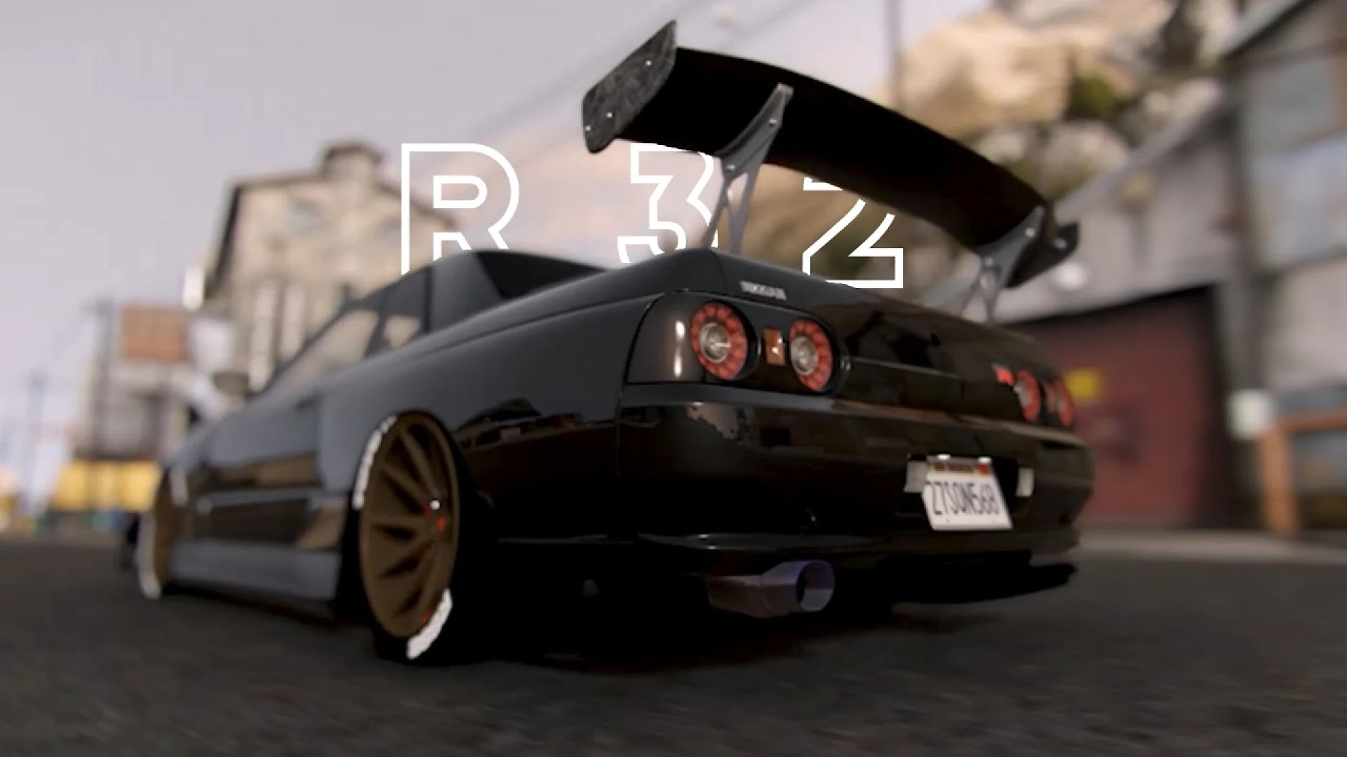 FiveM Nissan R32 GTR shown in-game for FiveM servers