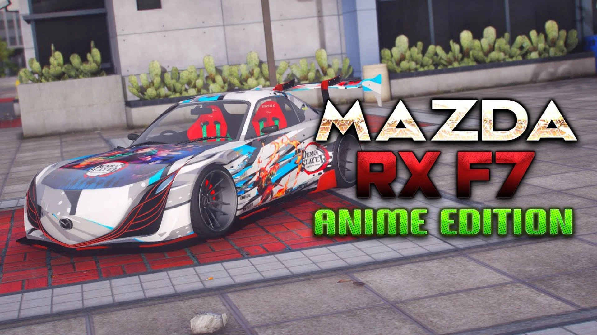 FiveM RX7 Anime car shown in-game for FiveM servers