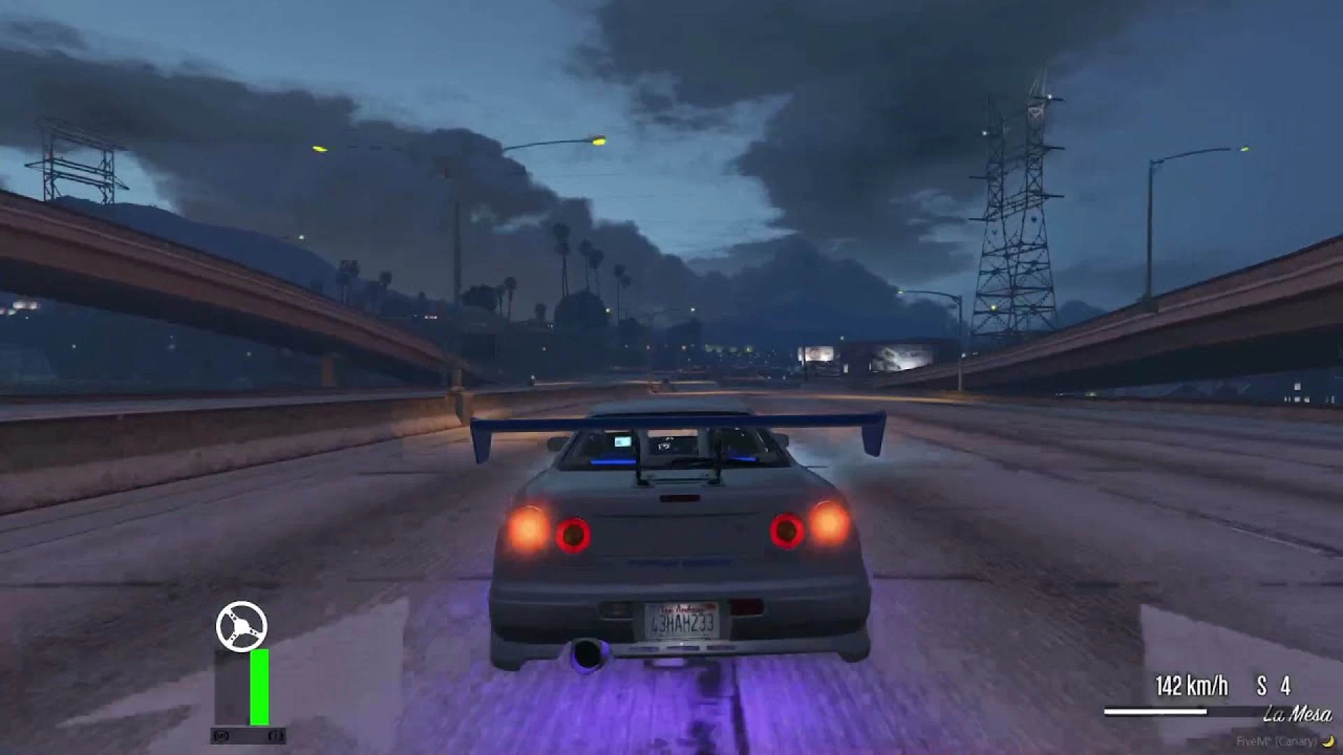 FiveM Skyline R34 sound shown in-game for FiveM servers