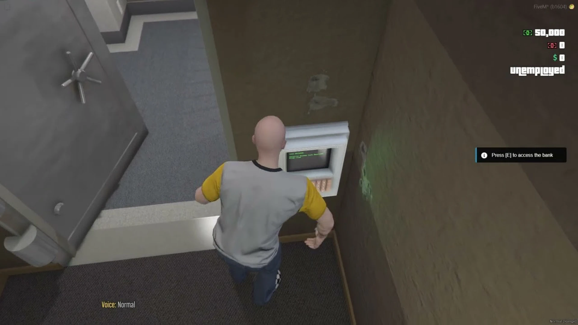 Fleeca Bank Heist FiveM script — drilling the Fleeca bank vault