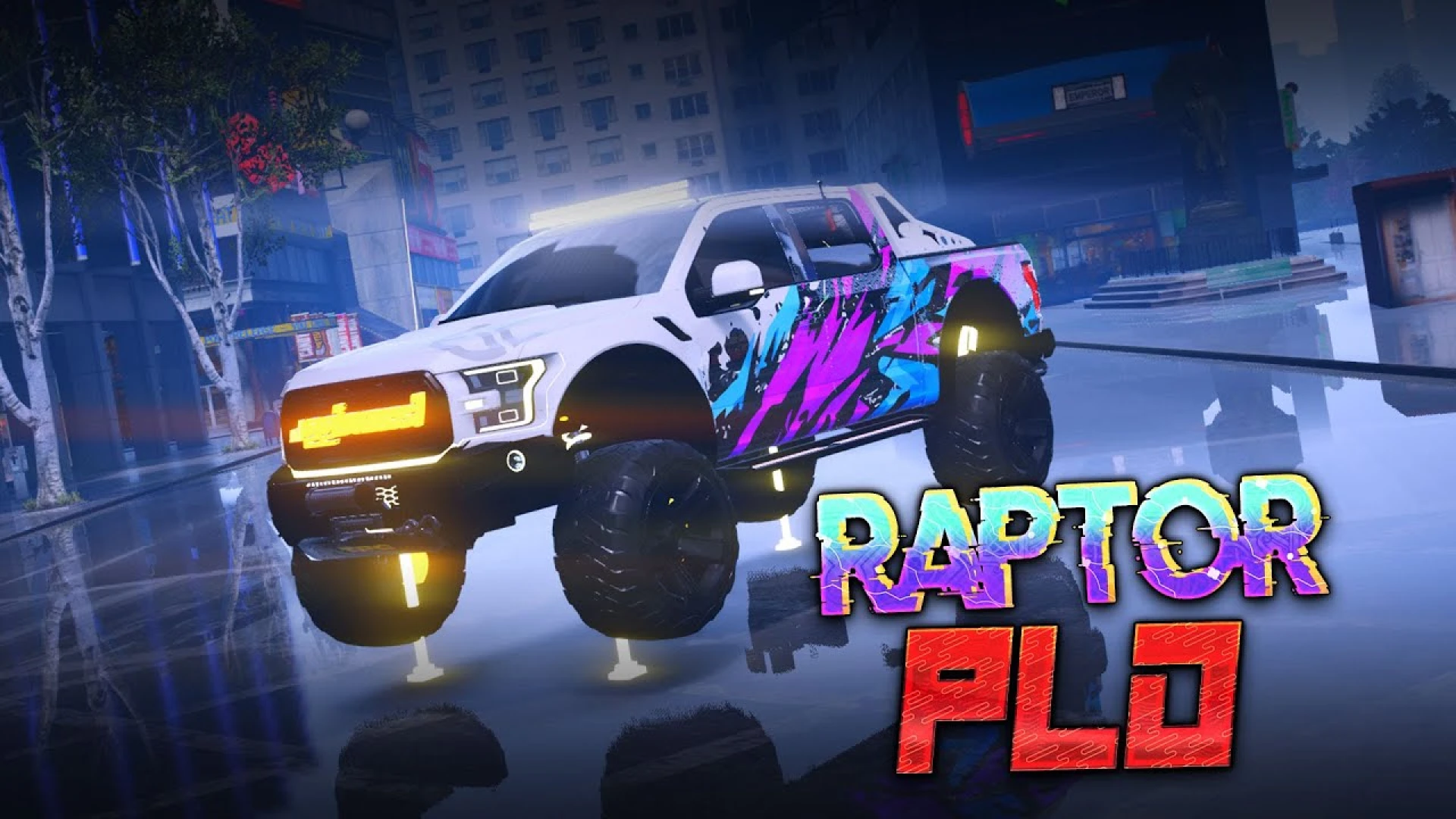 Ford Raptor PLD off-road truck parked in FiveM