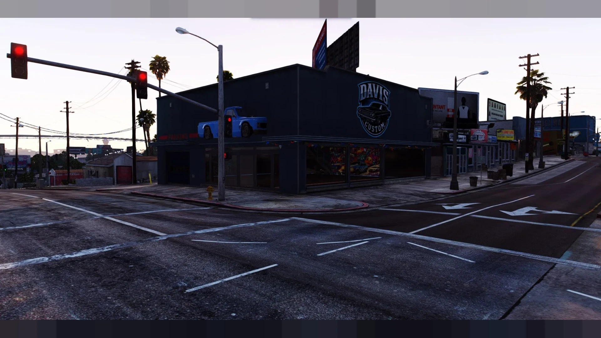 Davis Customs MLO tuning garage bays in FiveM — view 2