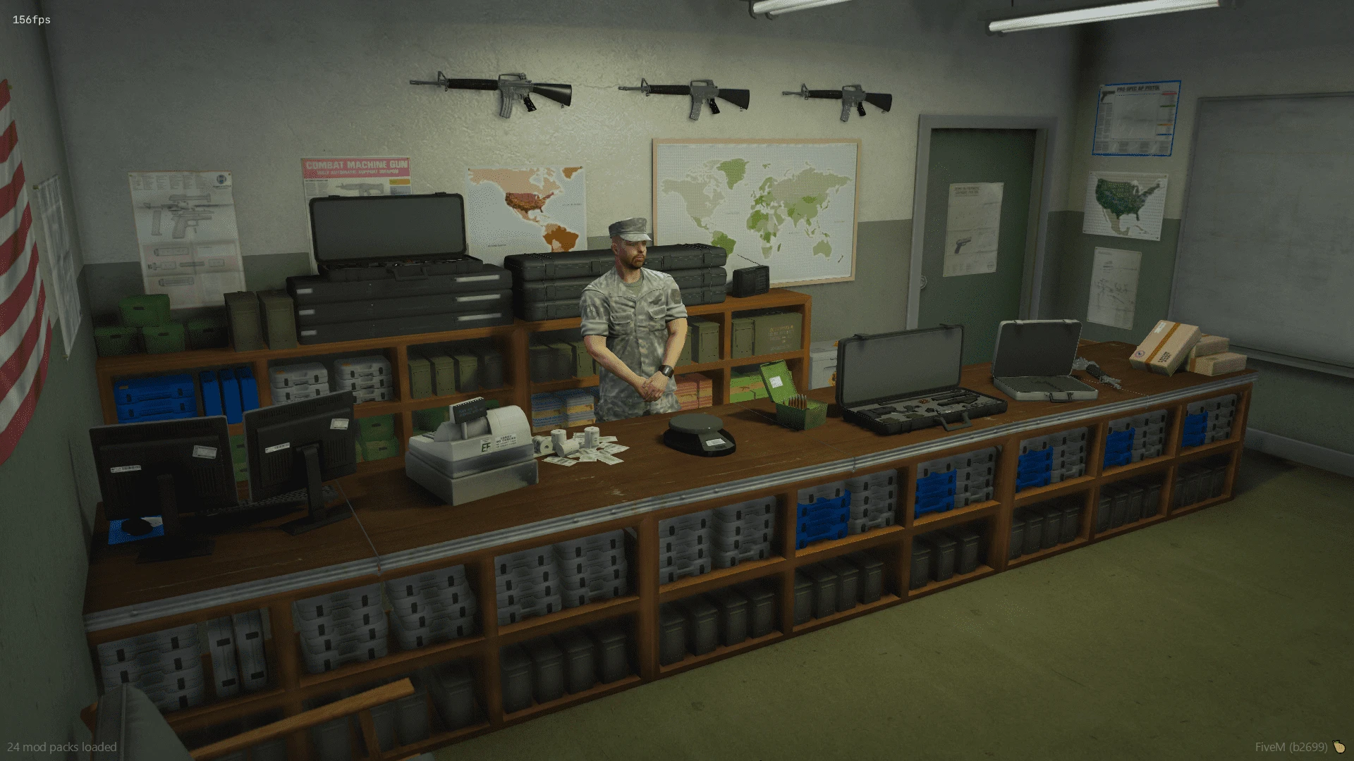 Fort zancudo weaponry armory interior MLO for FiveM