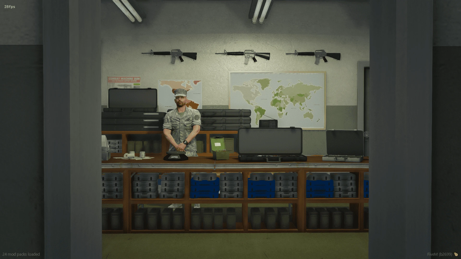 Fort zancudo weaponry armory interior MLO for FiveM — view 2