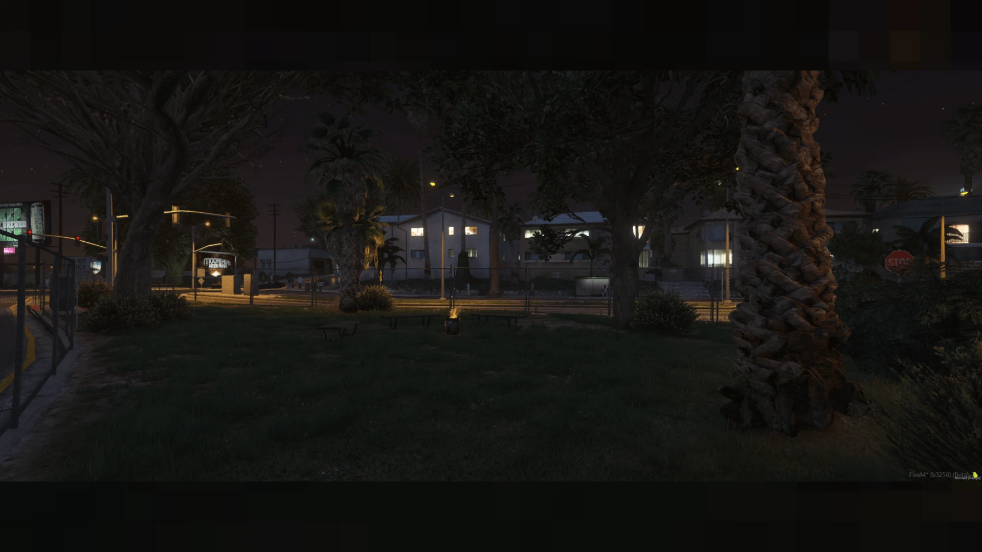 Forum drive mapping reworked residential street with added props in FiveM — view 2