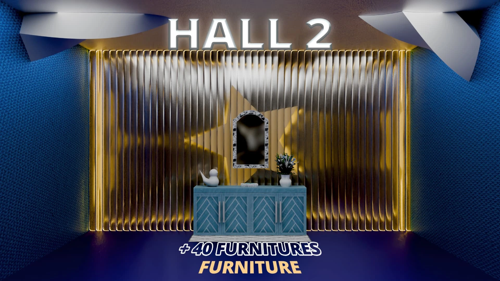 Furniture props pack for dressing FiveM interiors