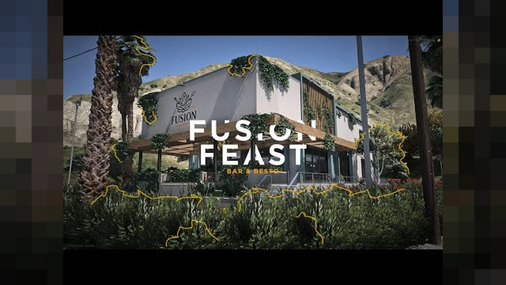 Fusion Feast bar and restaurant interior for FiveM