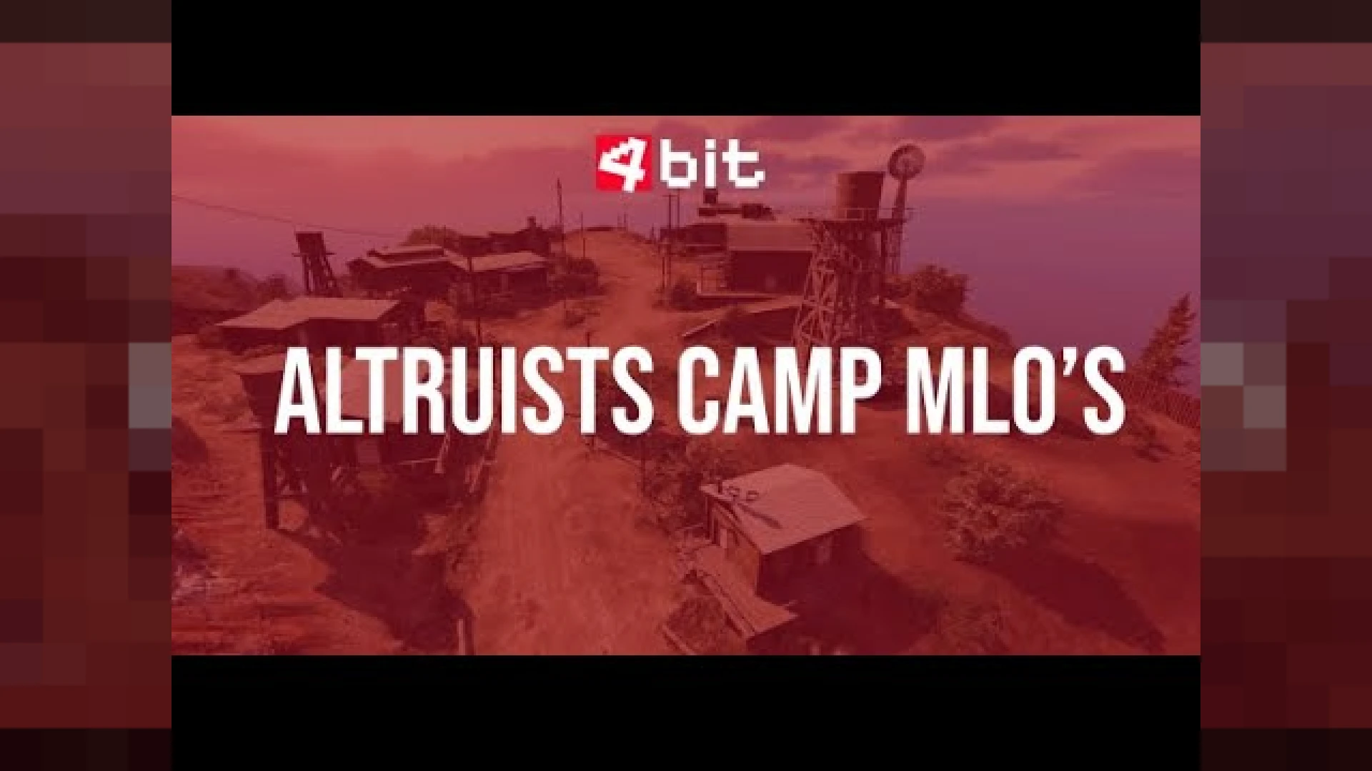 Altruist camp MLO cult hideout with cabins and ritual grounds in FiveM