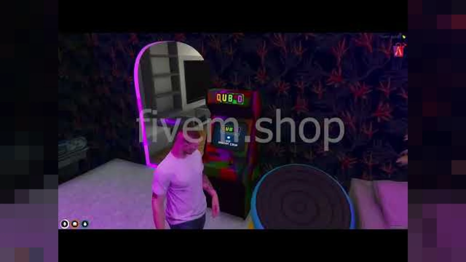 Ballas hideout MLO gang turf interior with clubhouse and stash room in FiveM