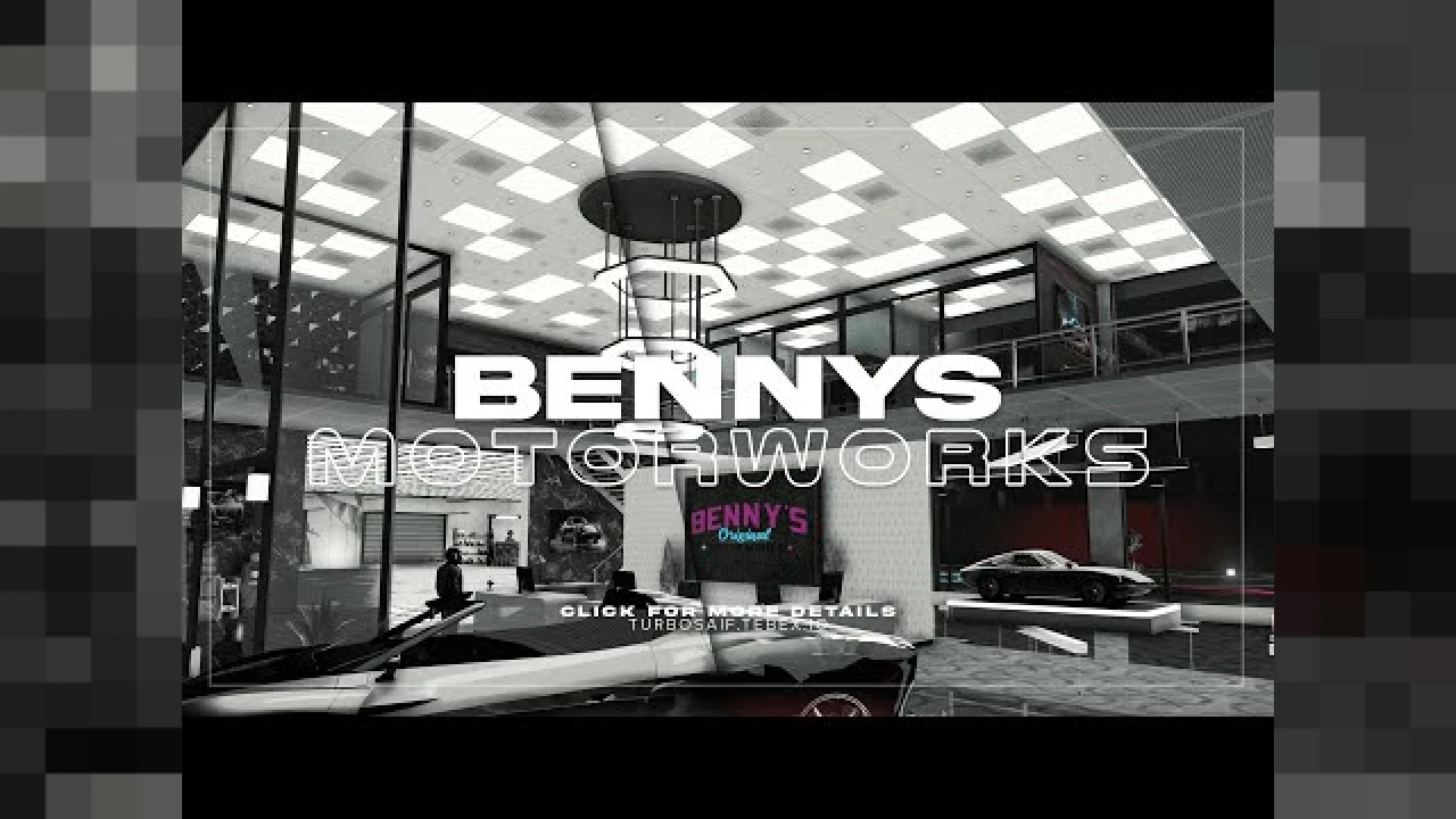 Gabz Bennys MLO mechanic garage interior for FiveM roleplay
