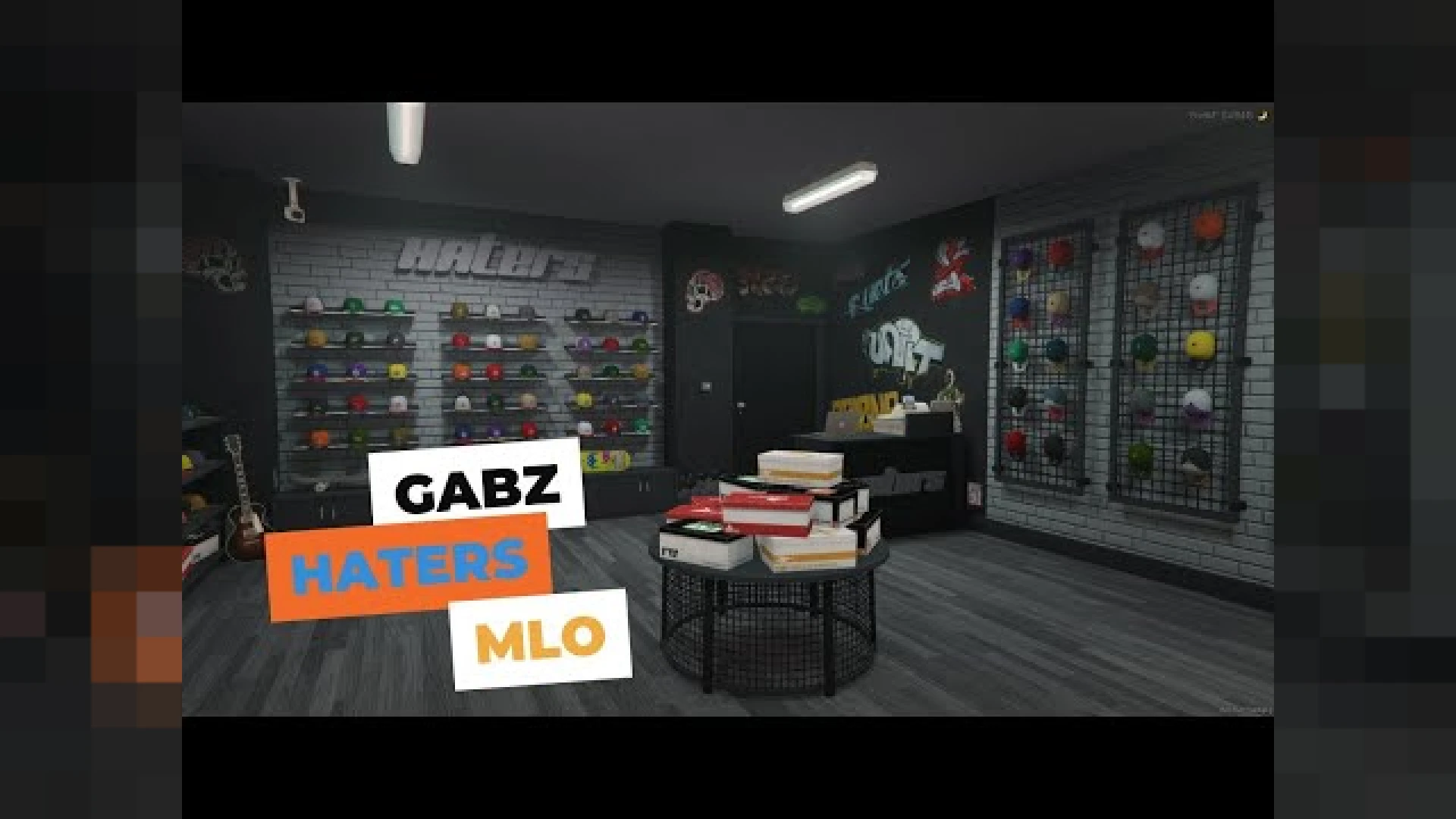 Gabz Haters MLO gritty gang hideout interior for FiveM roleplay