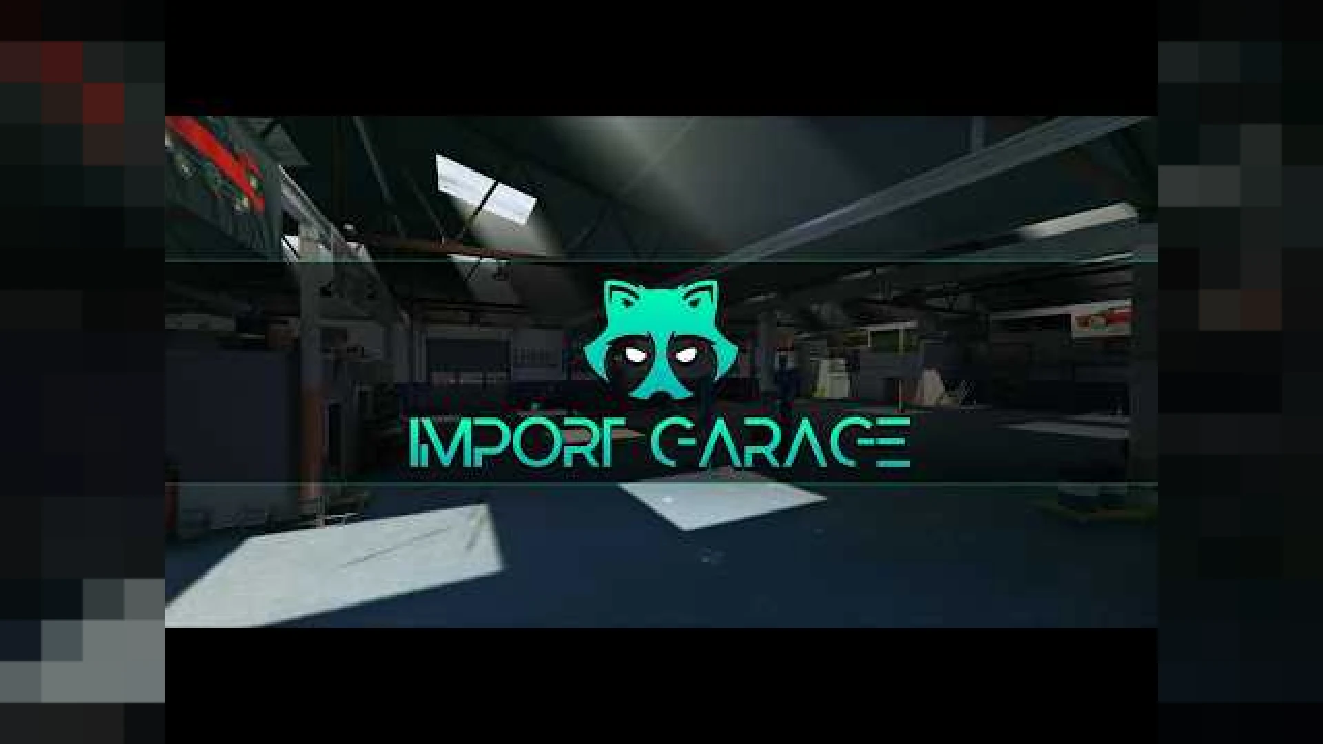 Gabz Import Garage FiveM MLO mechanic interior with multiple bays