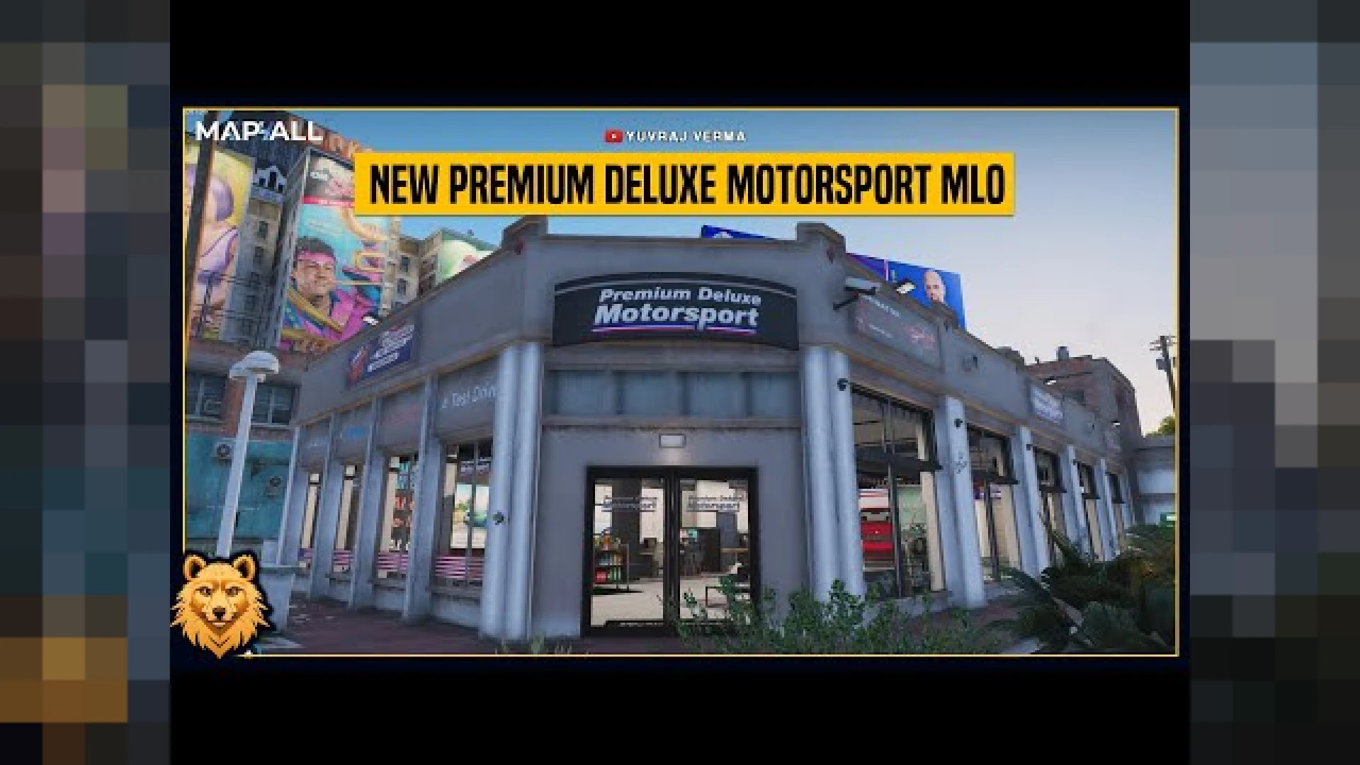 Gabz Premium Deluxe Motorsport MLO car dealership showroom for FiveM