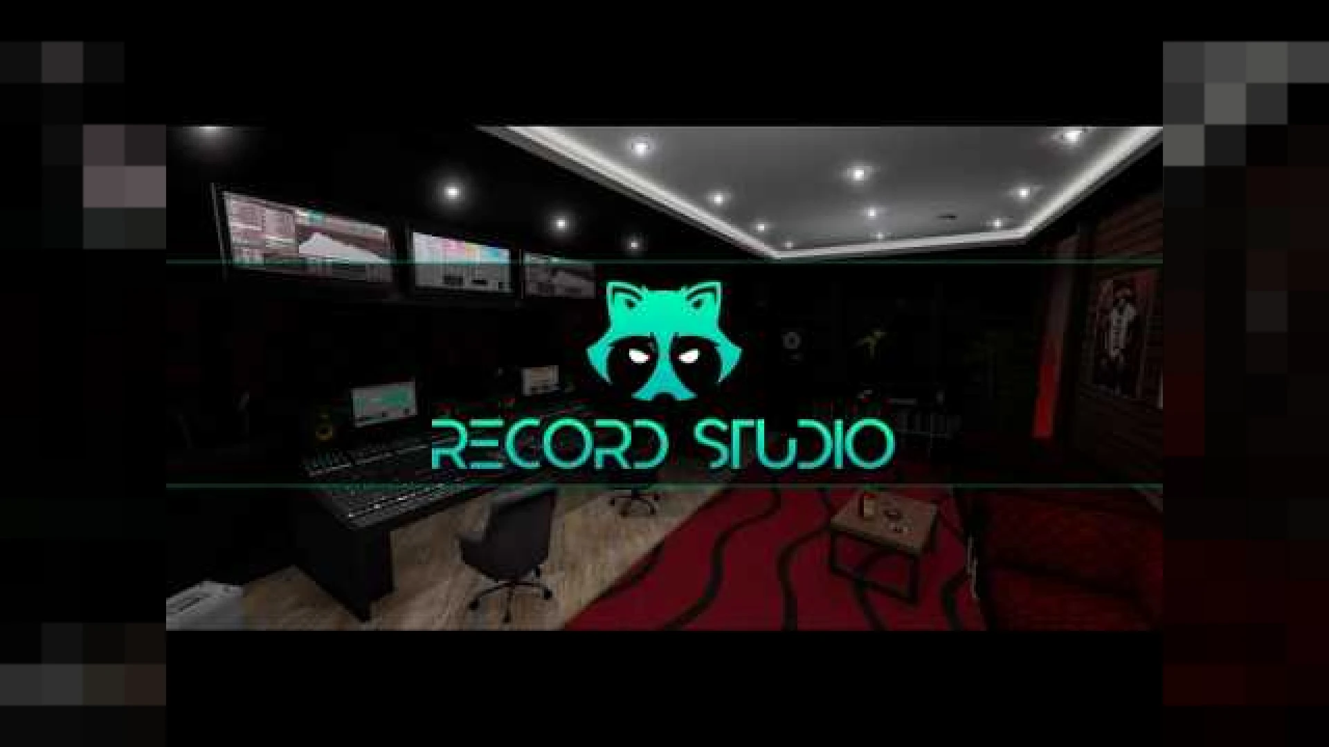 Gabz recording studio MLO production booth and lounge interior for FiveM