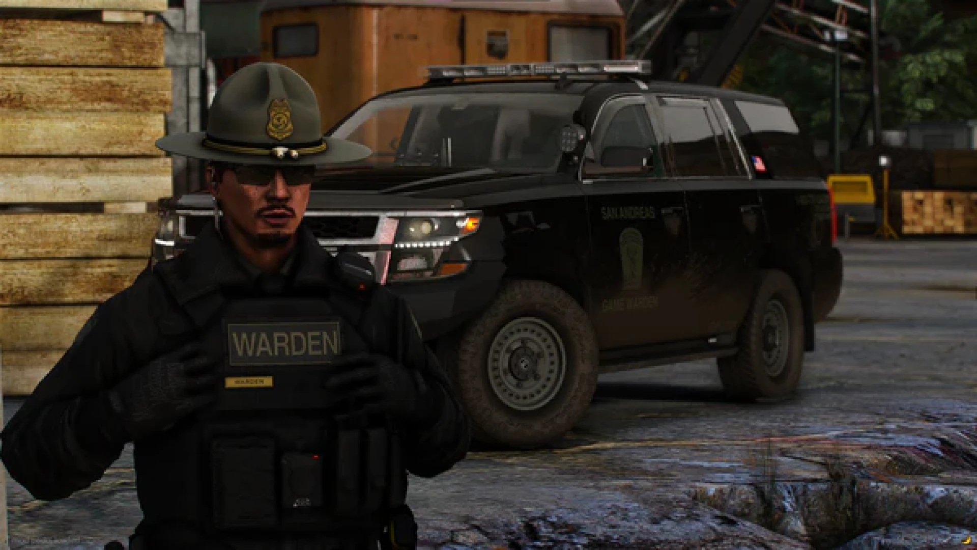 Game Warden EUP pack worn by a FiveM law enforcement character