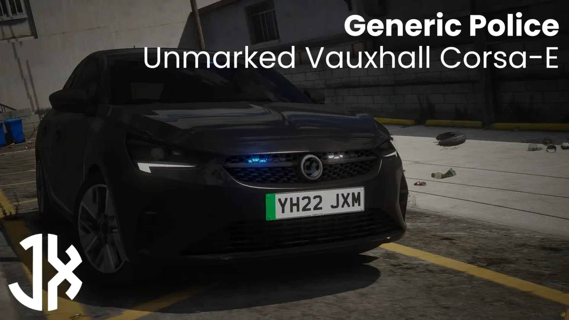 Generic Police Unmarked Vauxhall Corsa E 2022 JX Modifications - unmarked police car for FiveM GTA 5 roleplay
