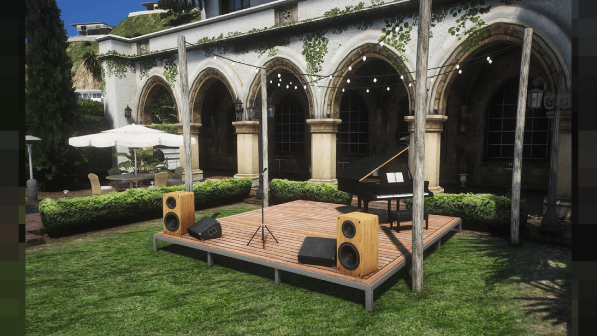 Gentry manor mlo grand event estate with gardens in FiveM