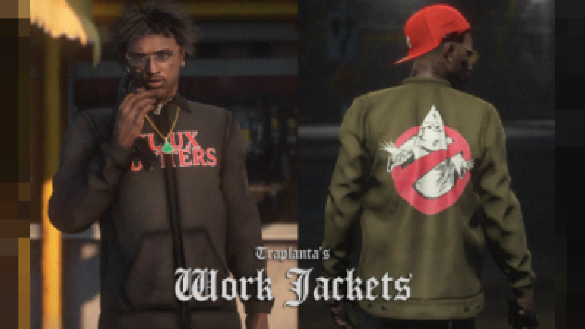 Ghost sweater for FiveM MP male shown on a ped