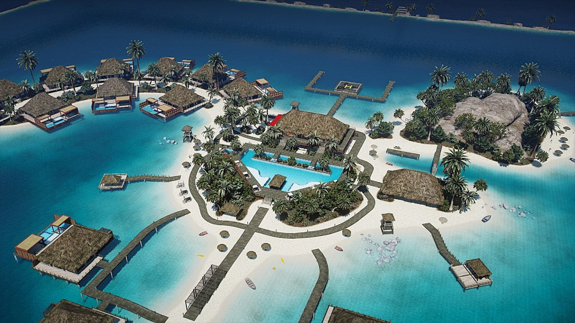 Azur Island MLO offshore retreat with beaches in FiveM