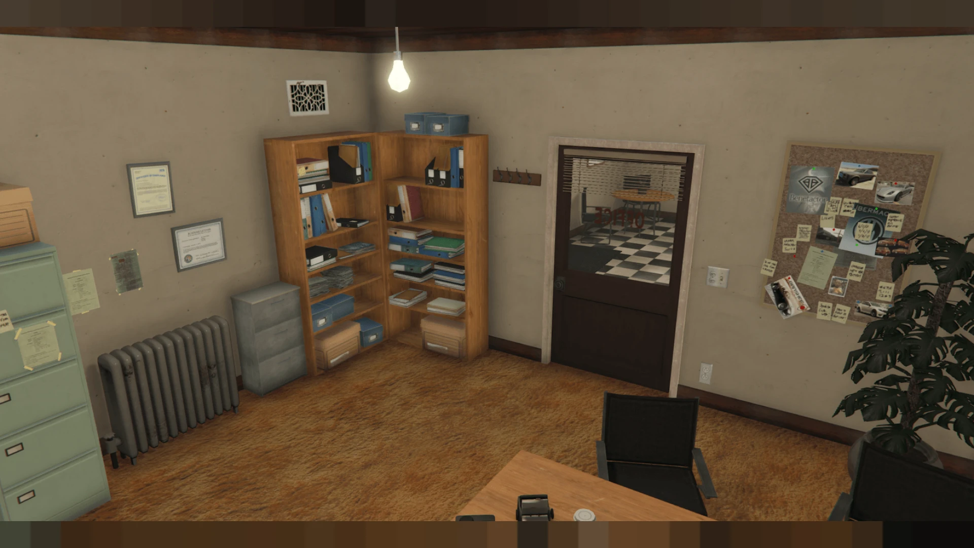 Glass Heroes MLO glass-fronted building interior in FiveM — view 2