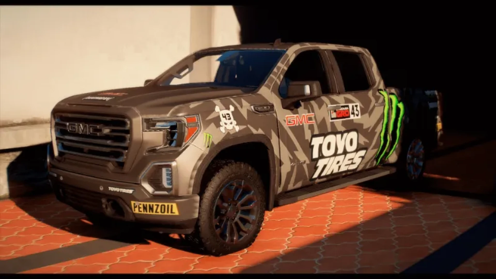 GMC Sierra AT4 FiveM off-road pickup add-on in GTA V