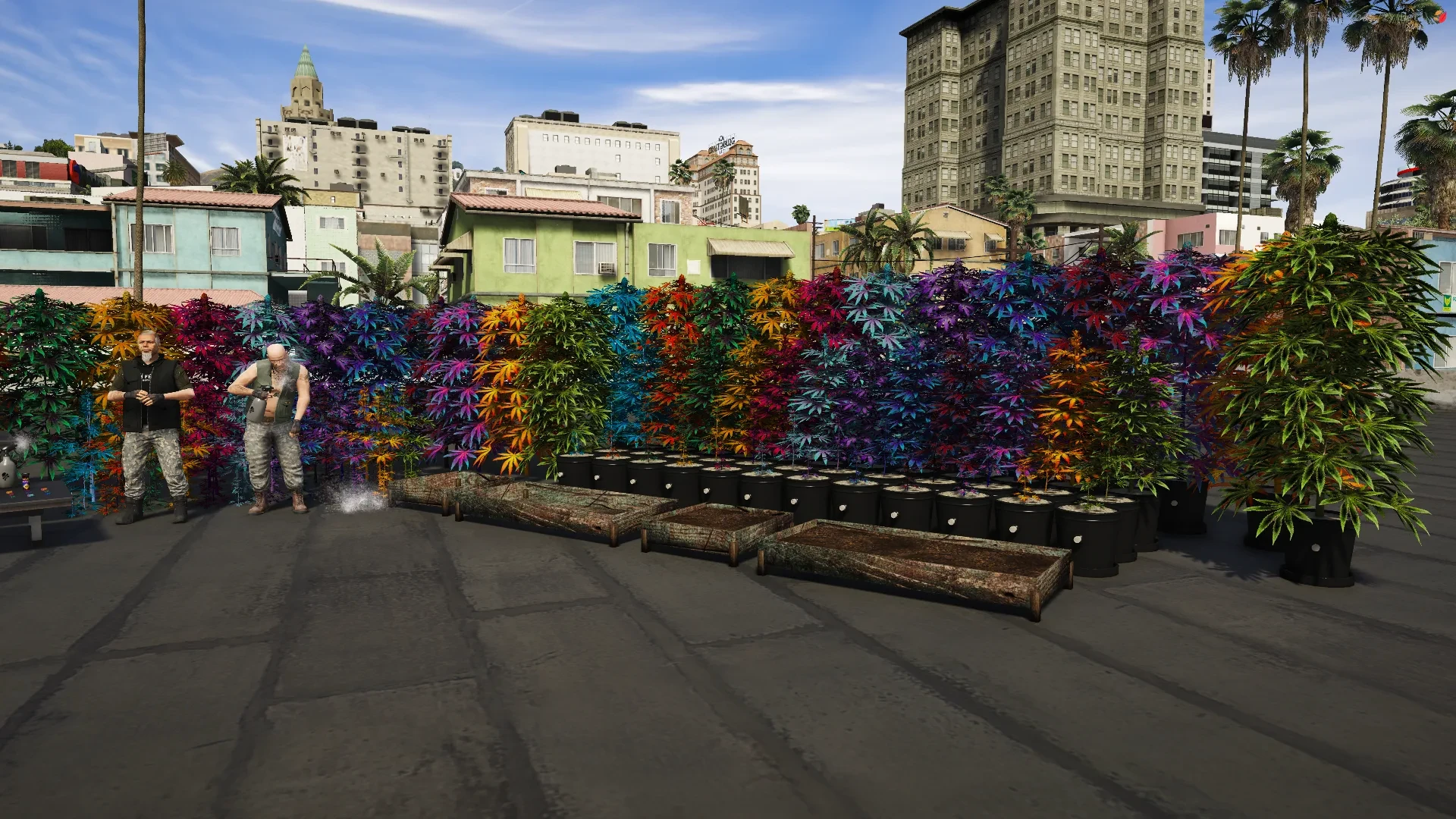 Growing Bundle plant and grow-room props for FiveM scenes