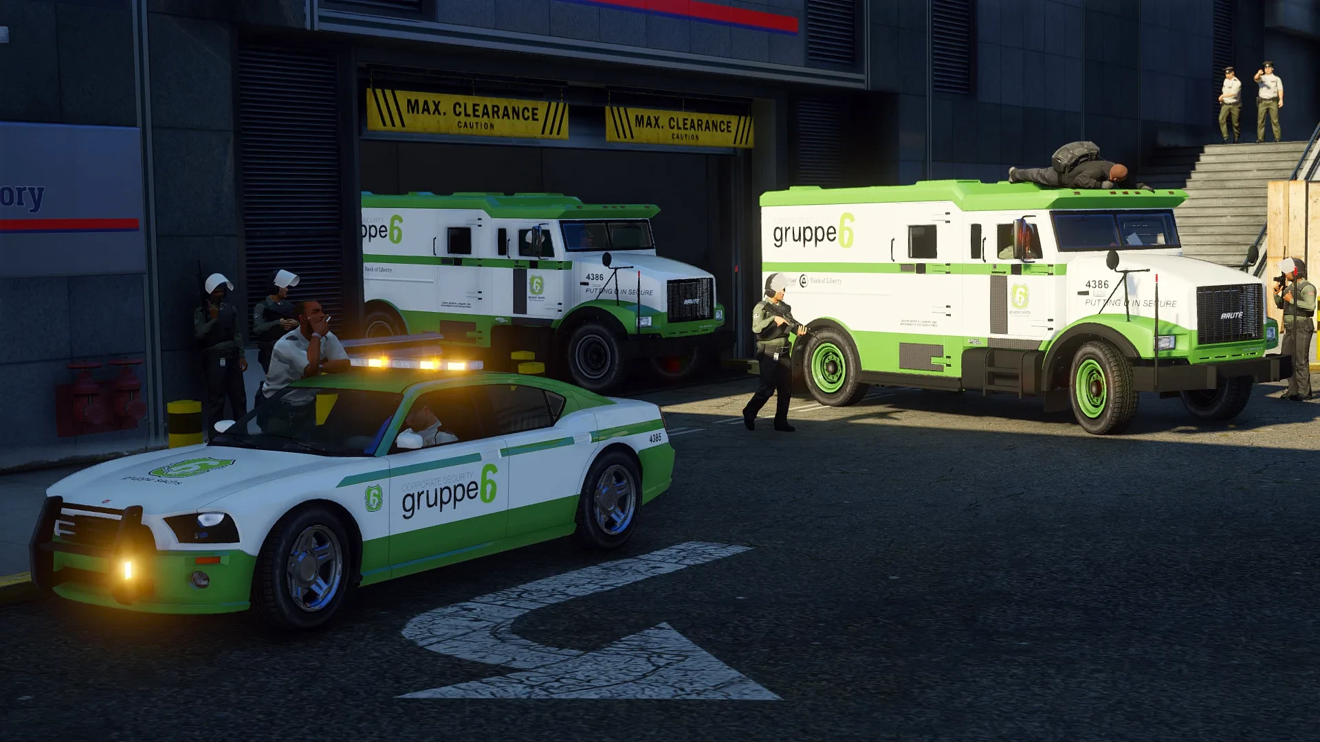 Gruppe 6 Car Pack security fleet for FiveM