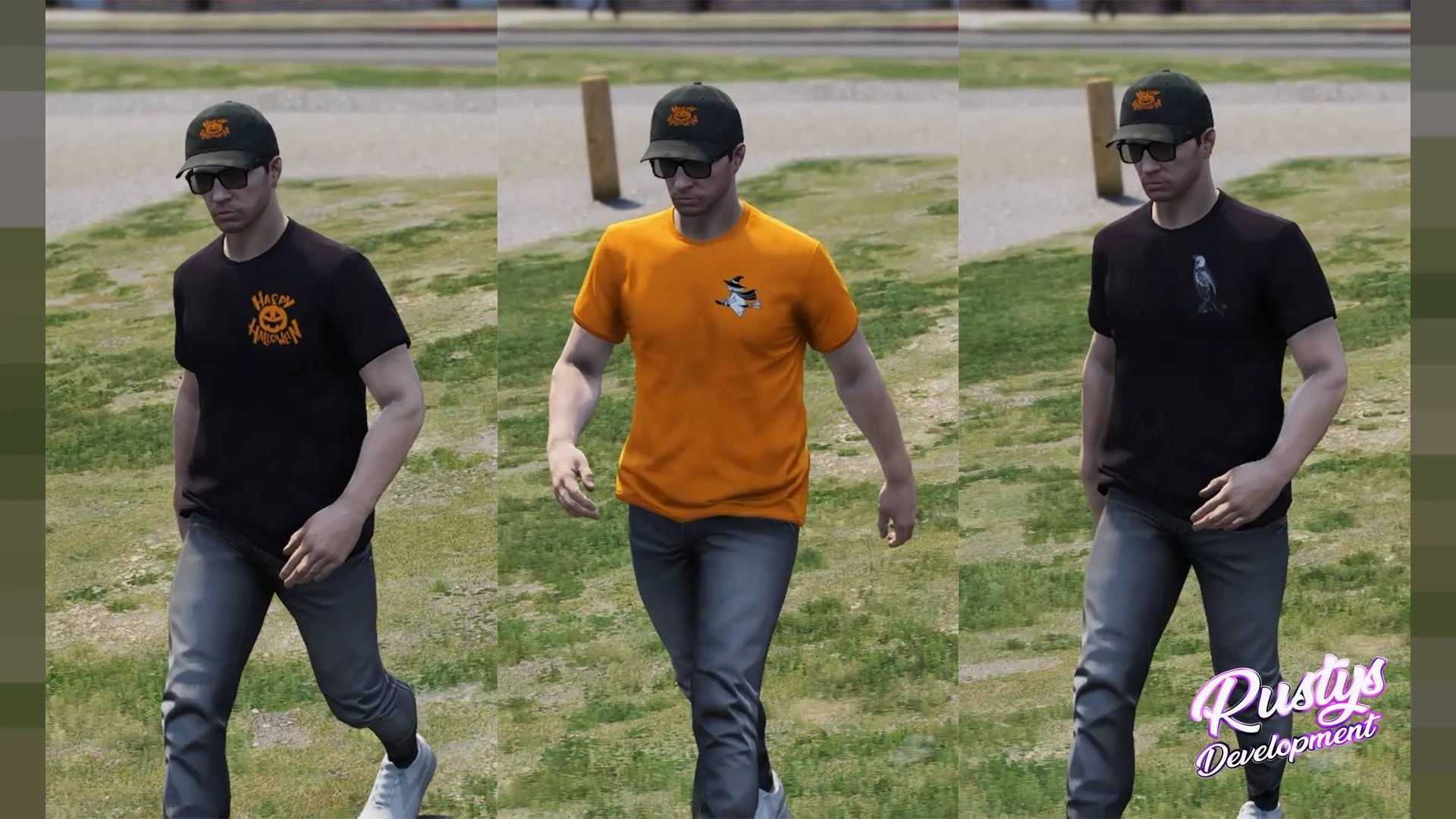 Halloween clothing pack outfits on FiveM MP characters — view 2
