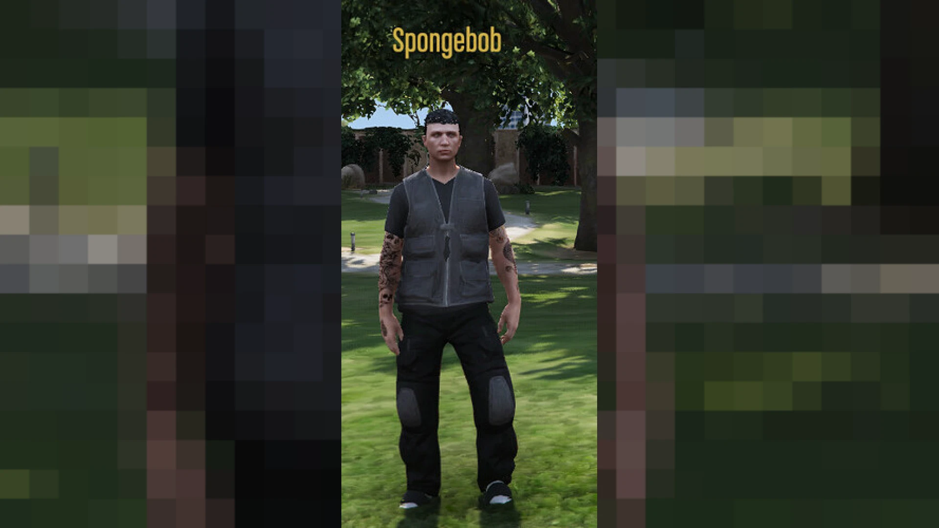 HeadTag system showing overhead role tags above players in FiveM — view 2