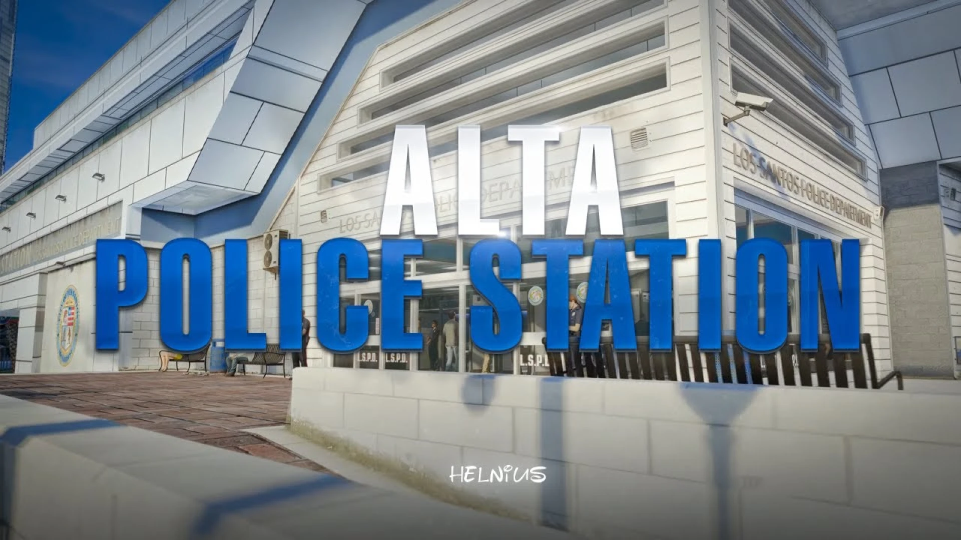 Helnius Alta police department modern station MLO in FiveM
