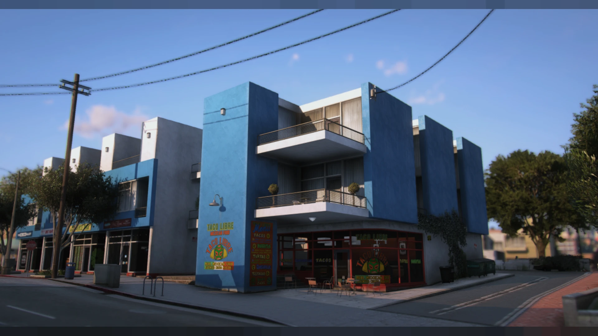 Hexrs Truths Presets preset pack showcased on a FiveM city view