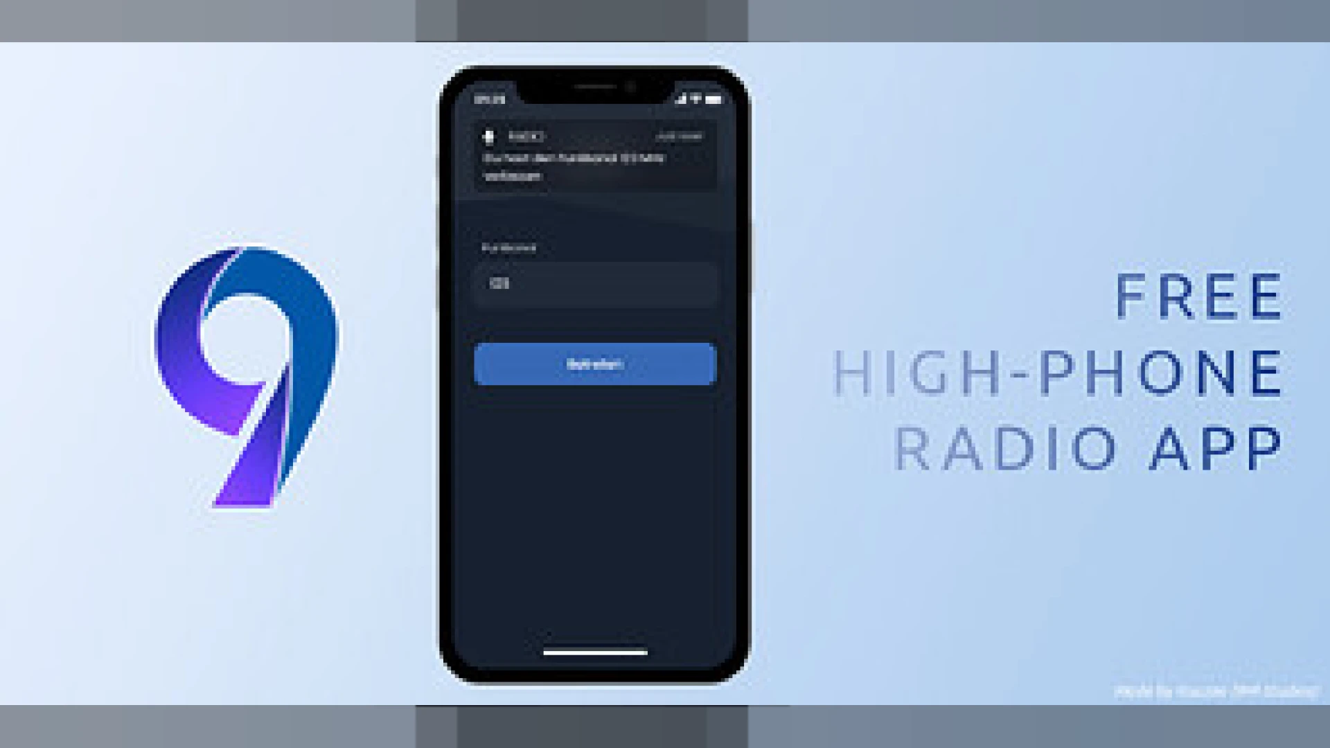 Phone radio app open inside the High Phone interface in FiveM
