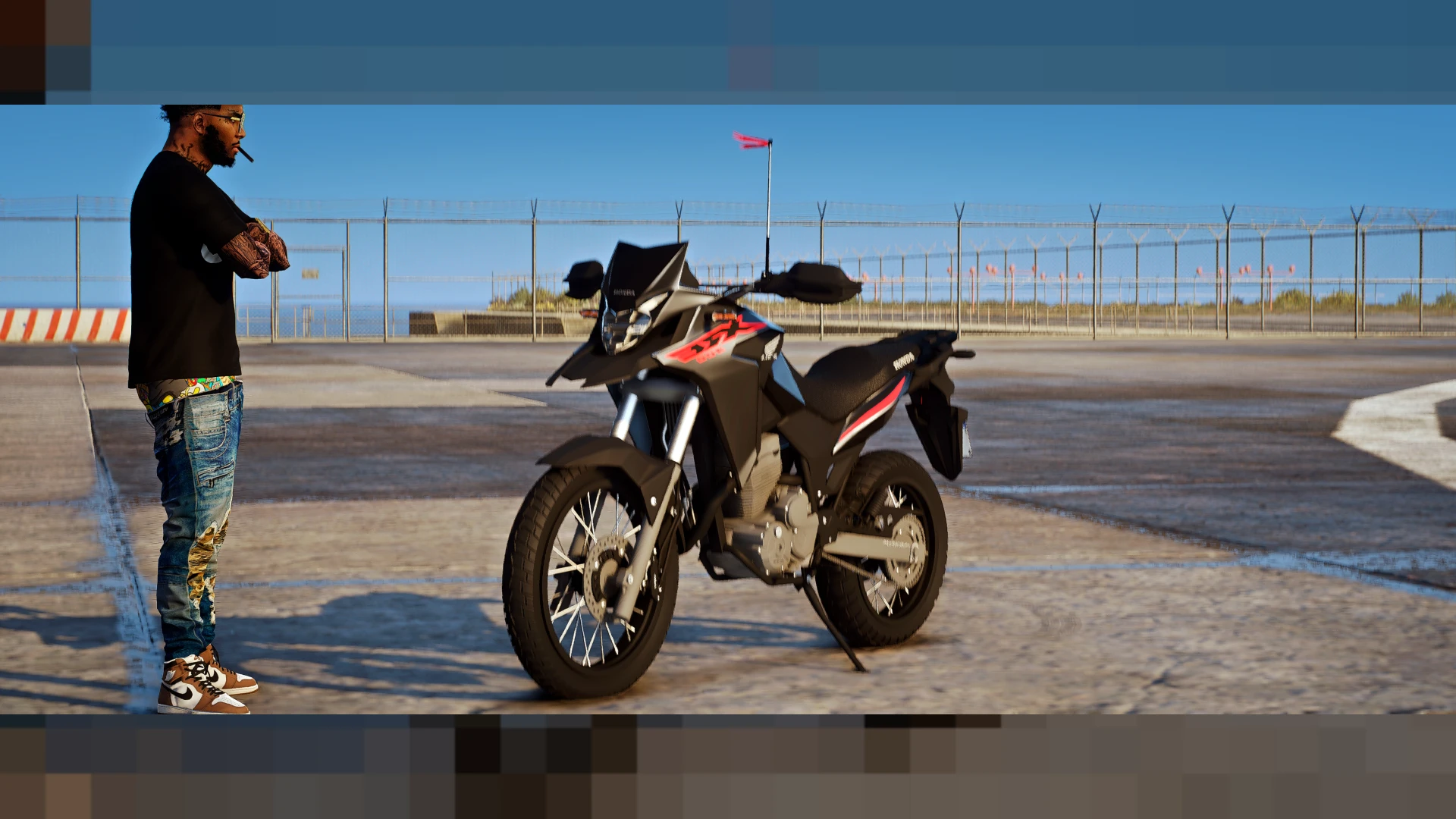Honda Xre 300 dual-sport motorcycle for FiveM